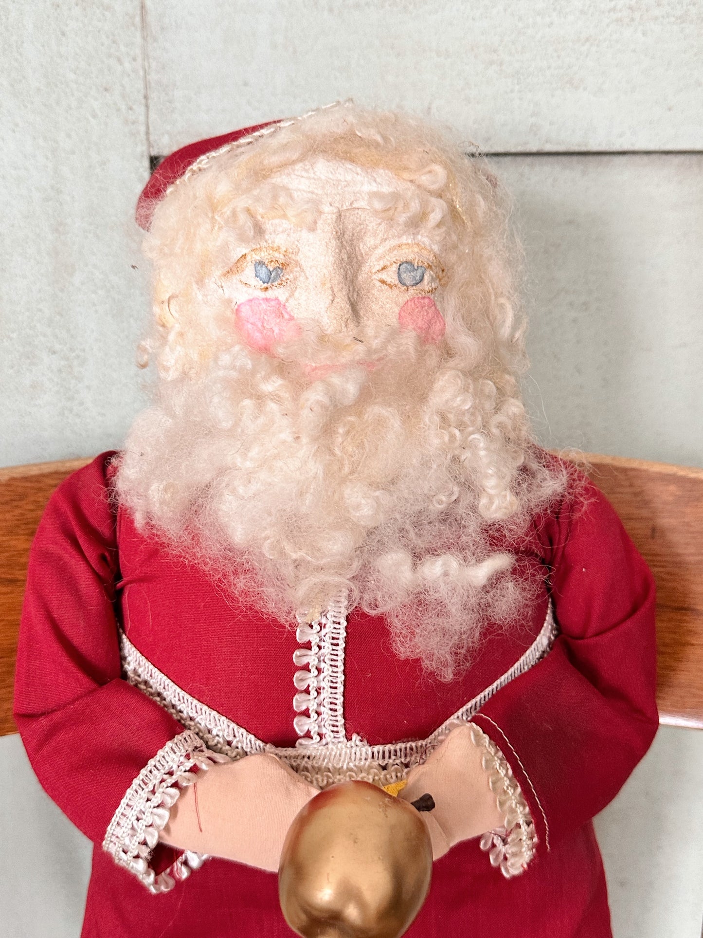 Vintage Santa with Paper Mache Face