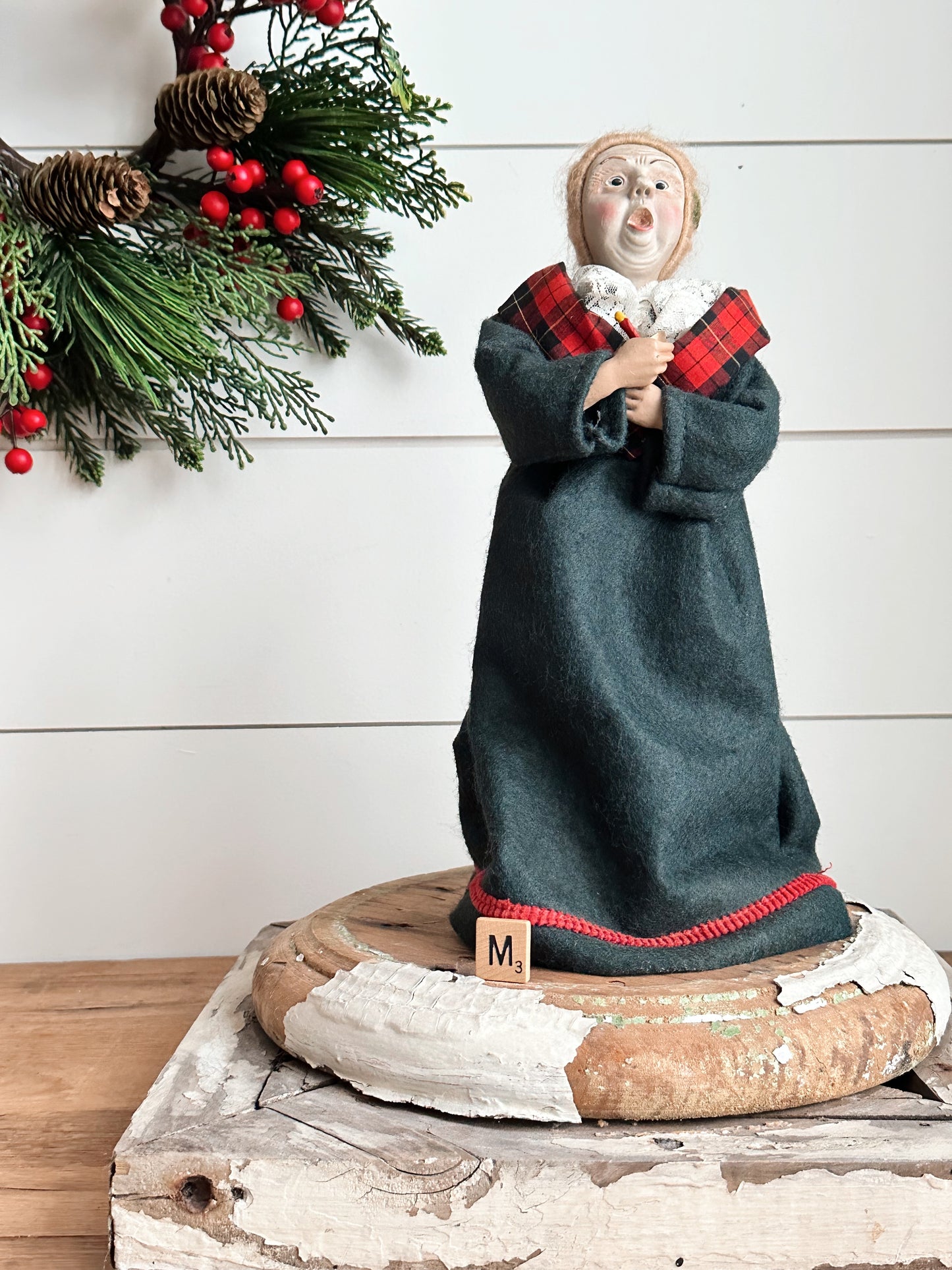 Vintage Victorian Style Caroler