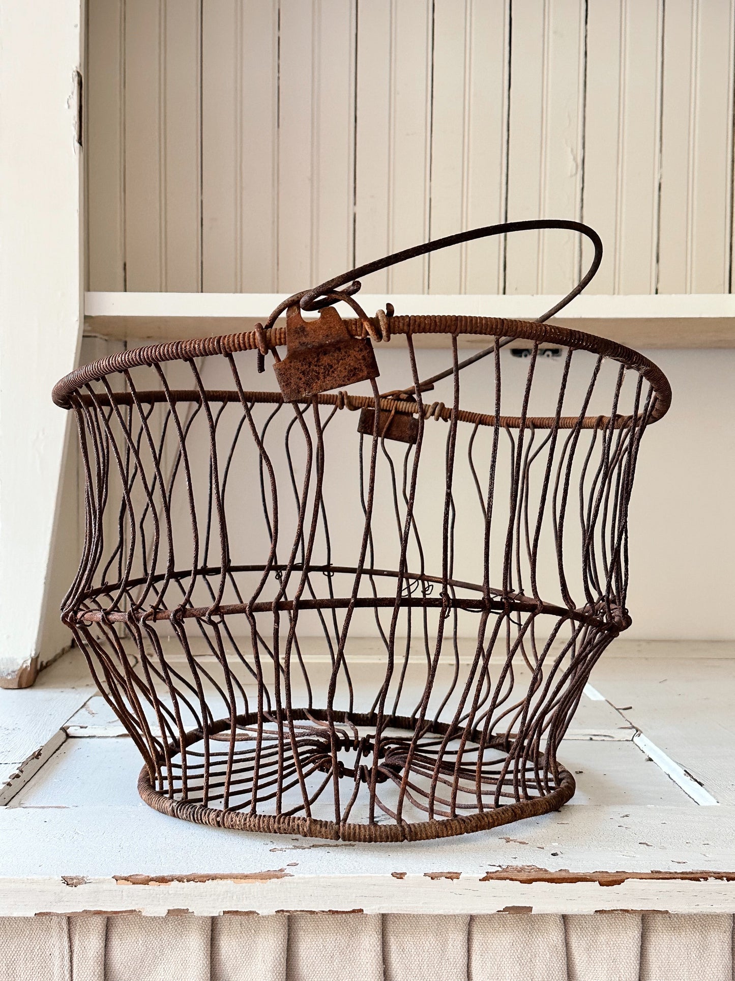 Vintage Oyster Basket