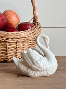 Hand Poured Apple Orchard Candle in a Vintage Swan