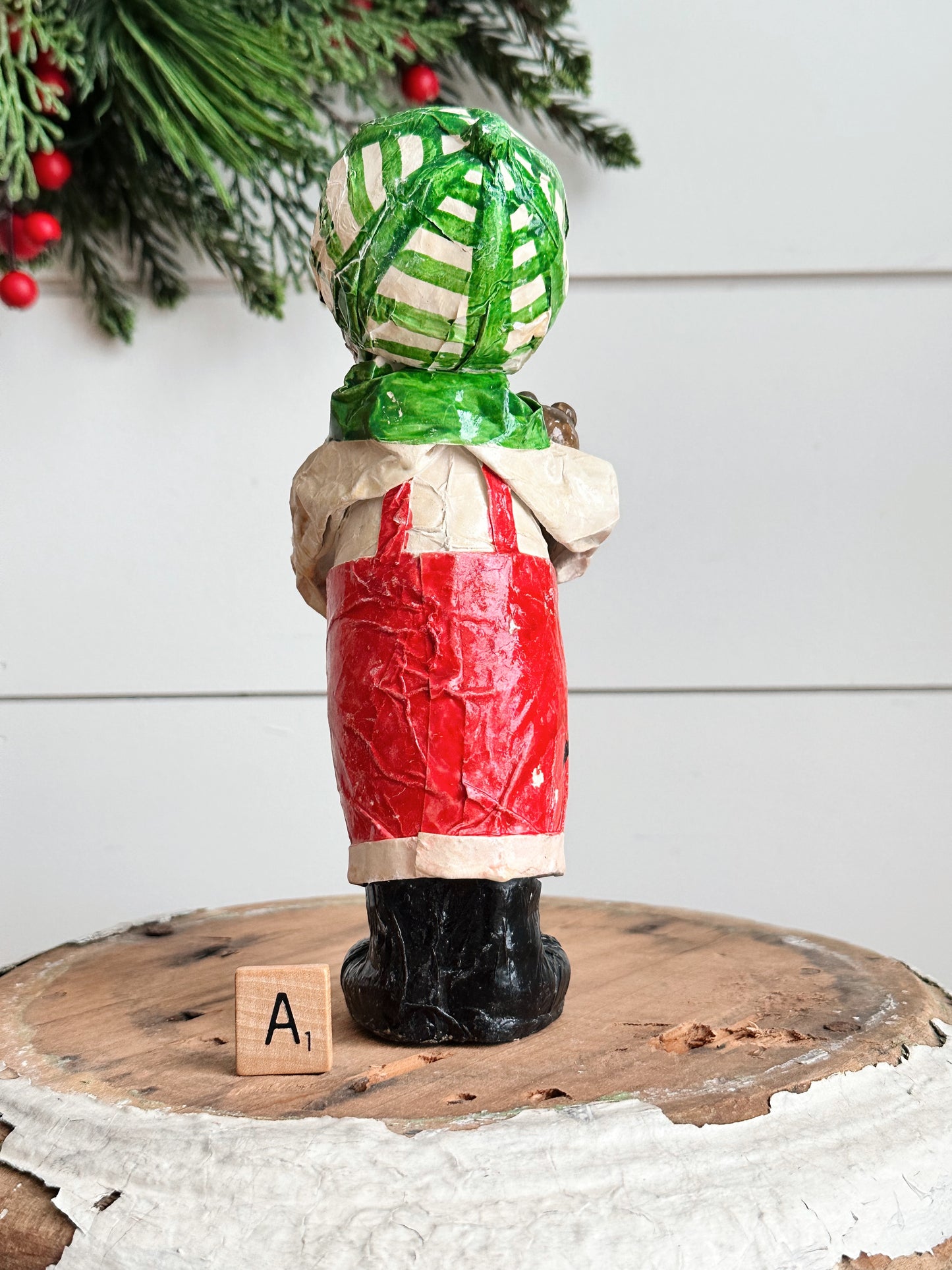 Vintage Paper Mache Boy