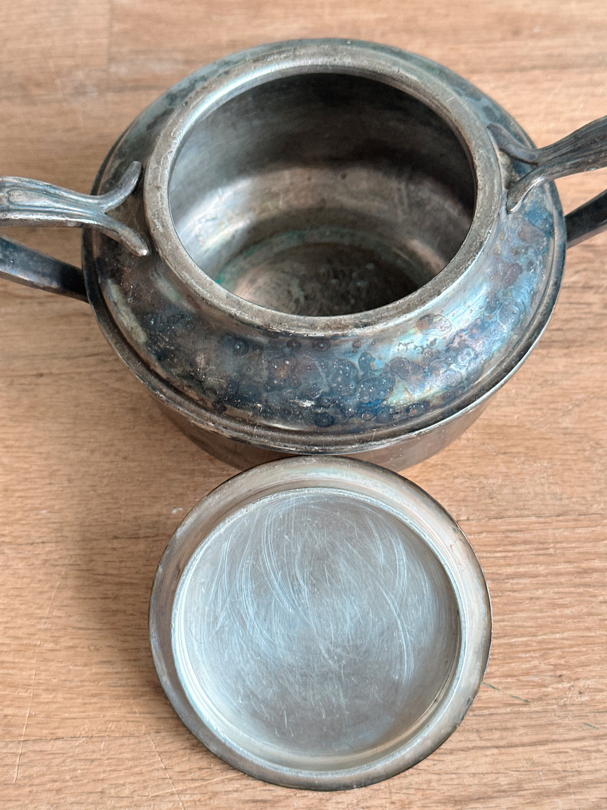 Vintage Reed & Barton Silver Soldered US Navy Sugar Bowl