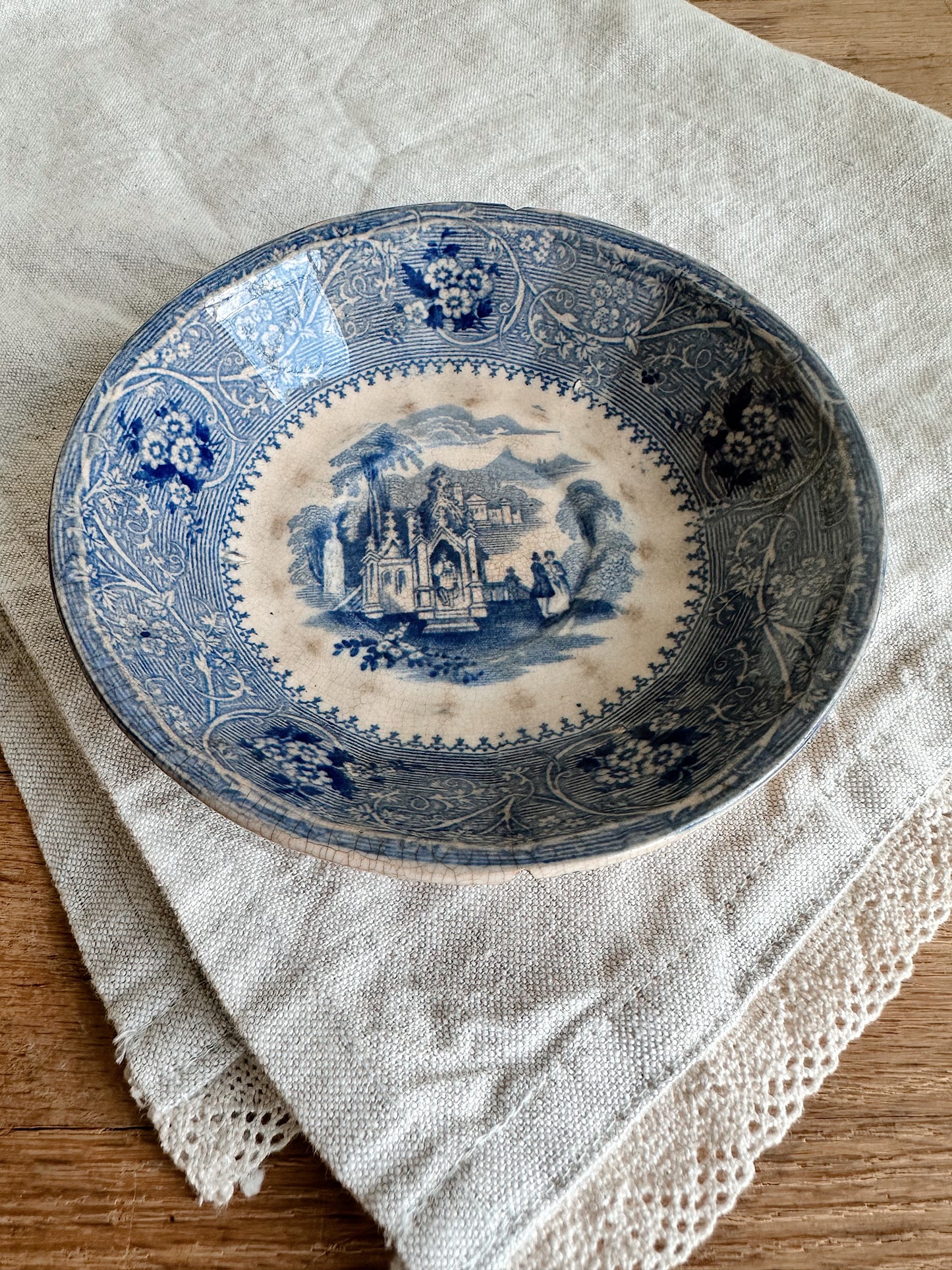 Beautiful Antique Ironstone Dish