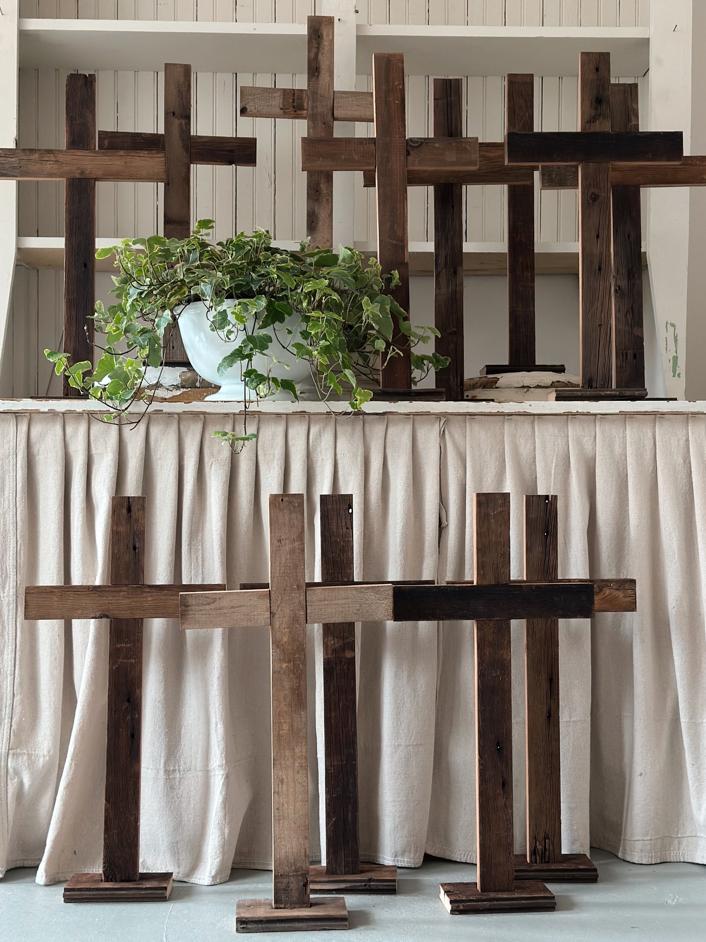 Handmade Salvaged Barn Wood Crosses