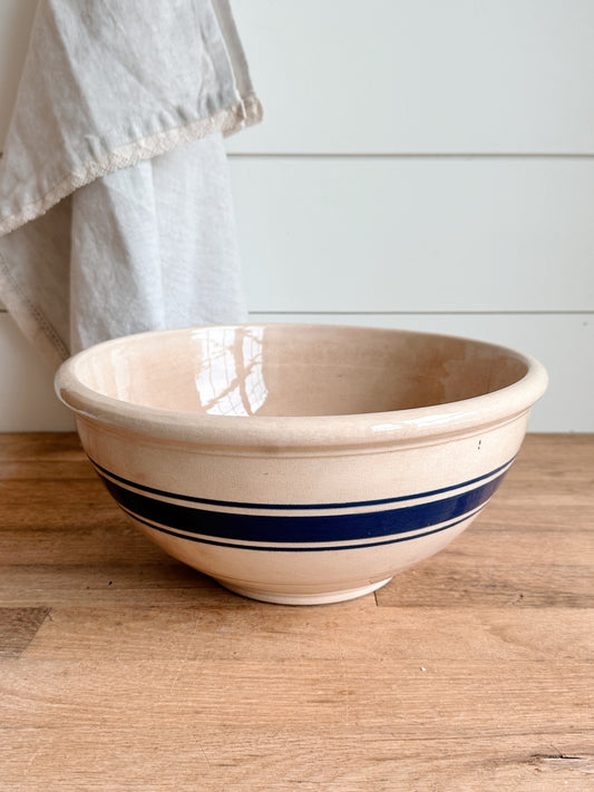 Big Beautiful Vintage Stoneware Bowl