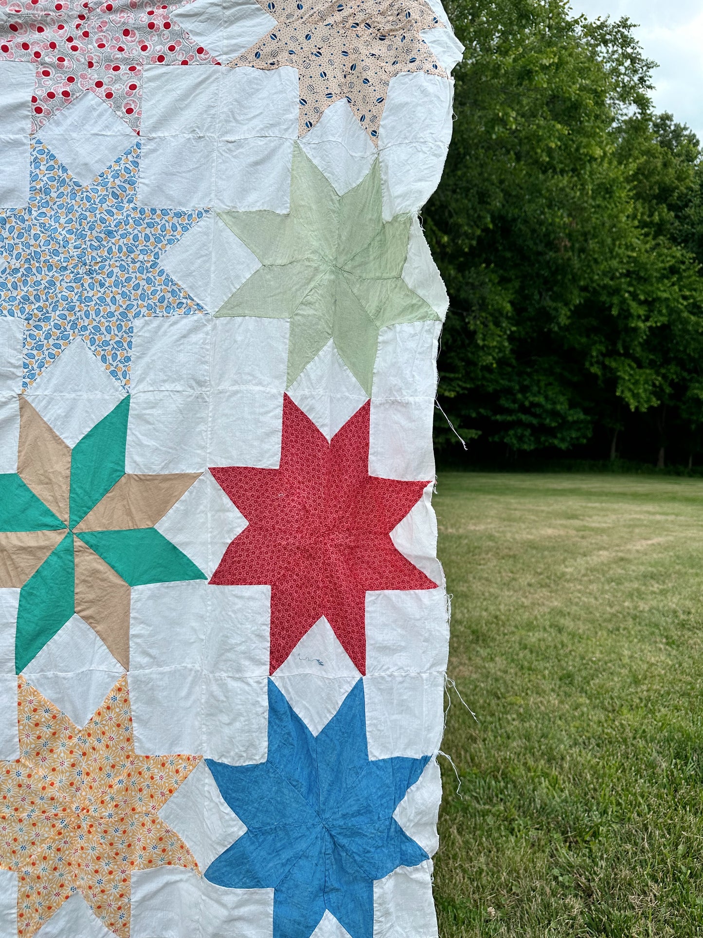 Vintage Star Quilt Top