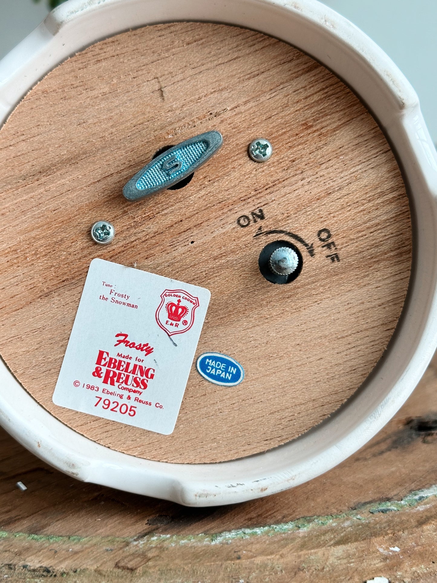 Vintage Musical Frosty The Snowman, Japan