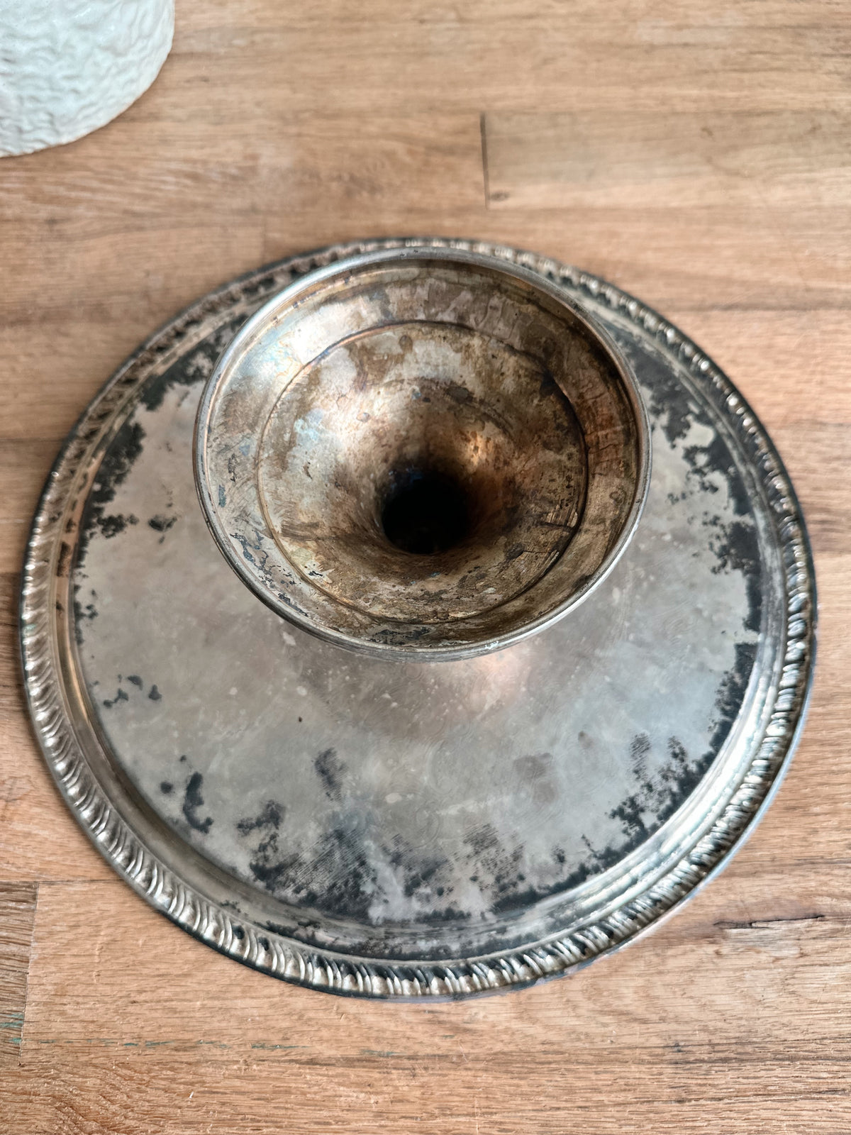 Vintage Silver Plate Cake Stand