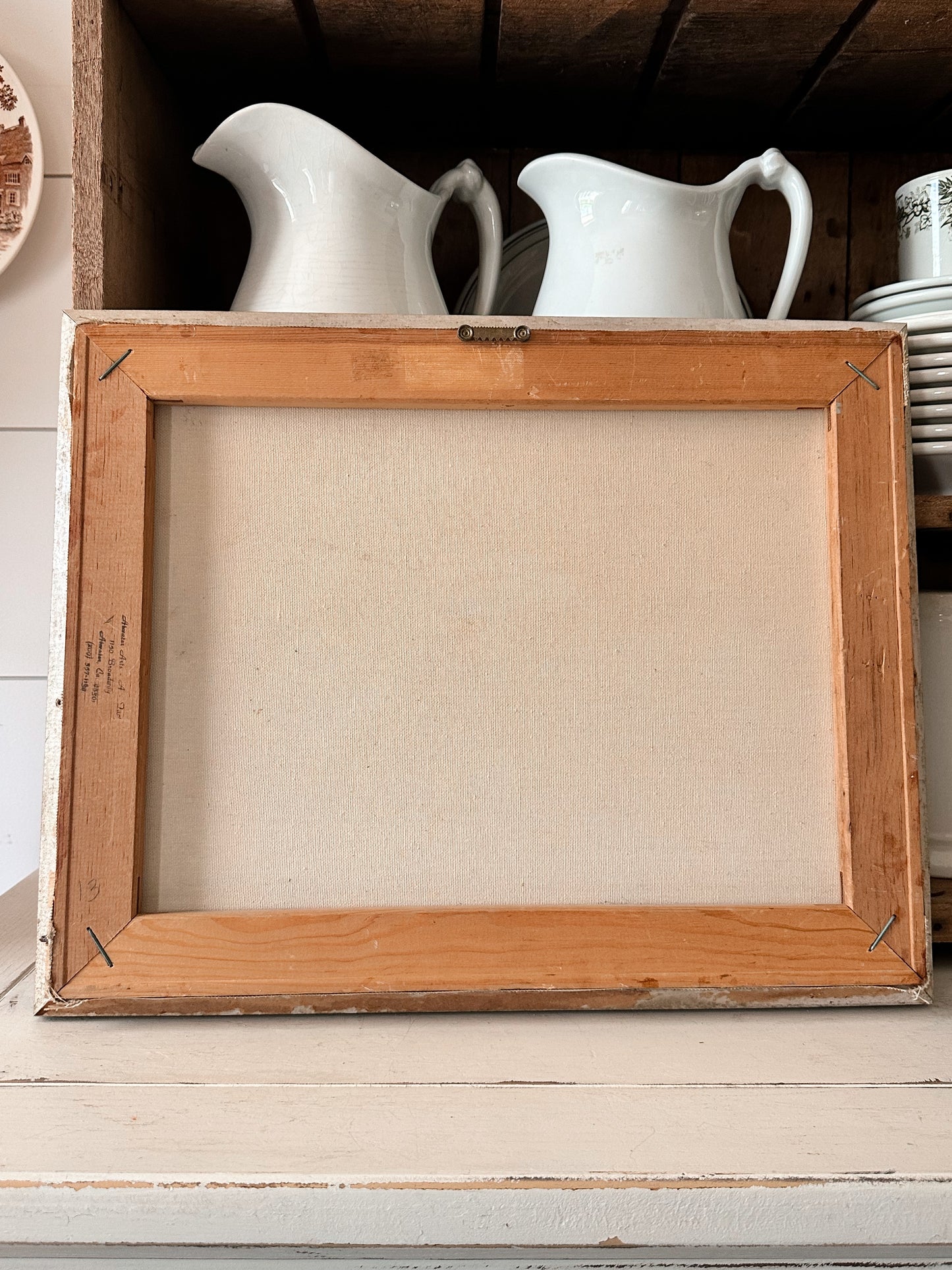 Vintage Signed Painting on Canvas