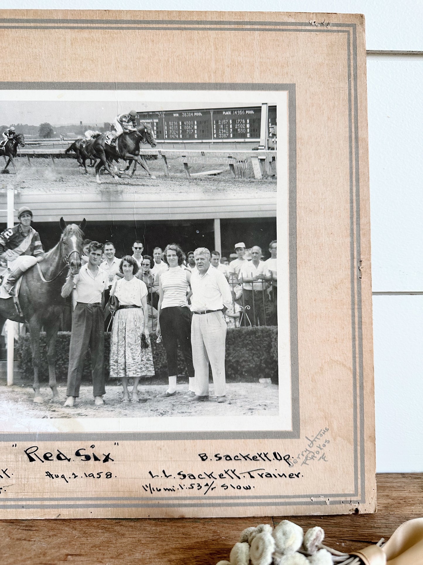 Vintage 1958 Derby Photo (Red Six)