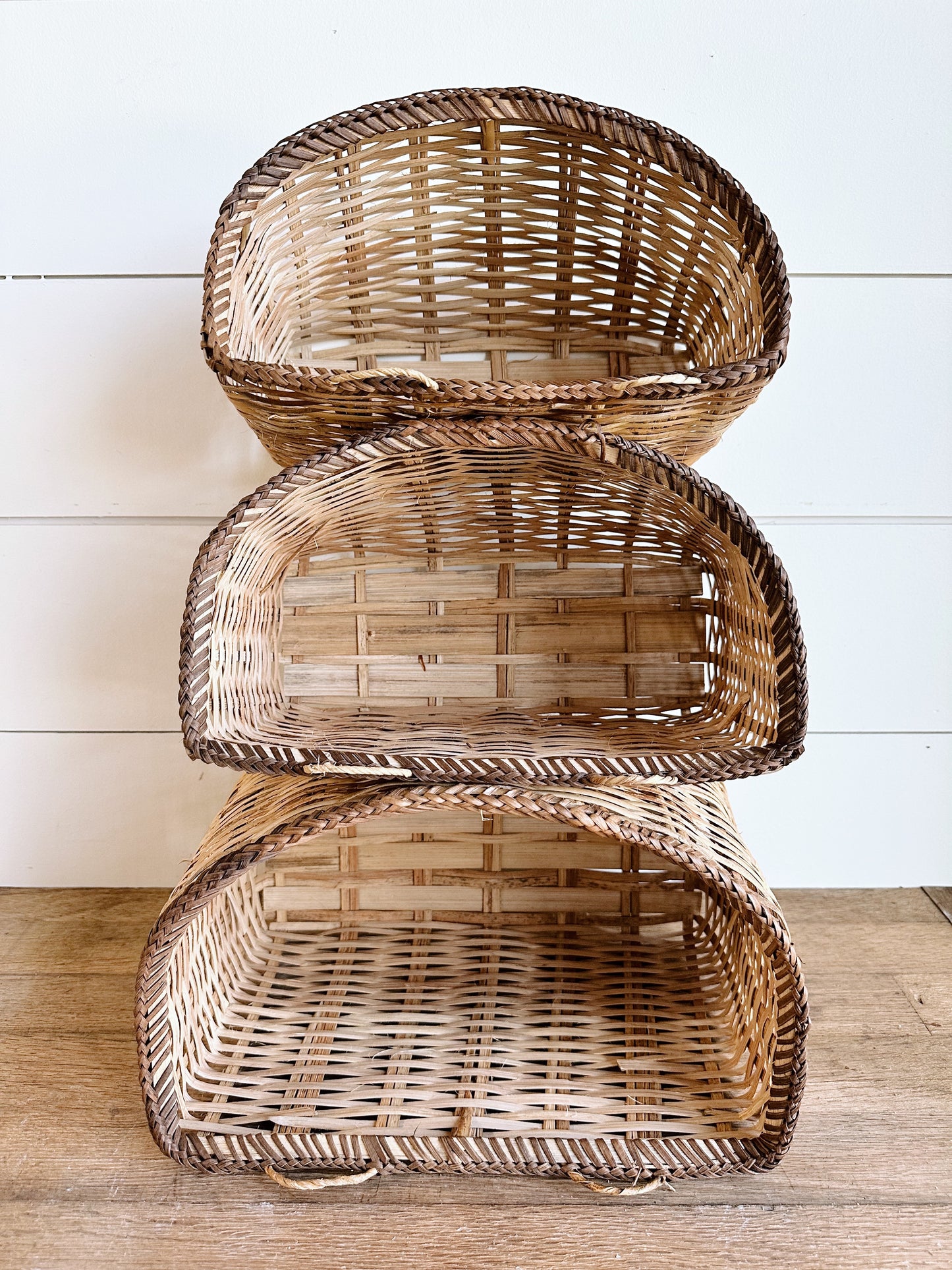 Set of Three Hanging Nesting Baskets