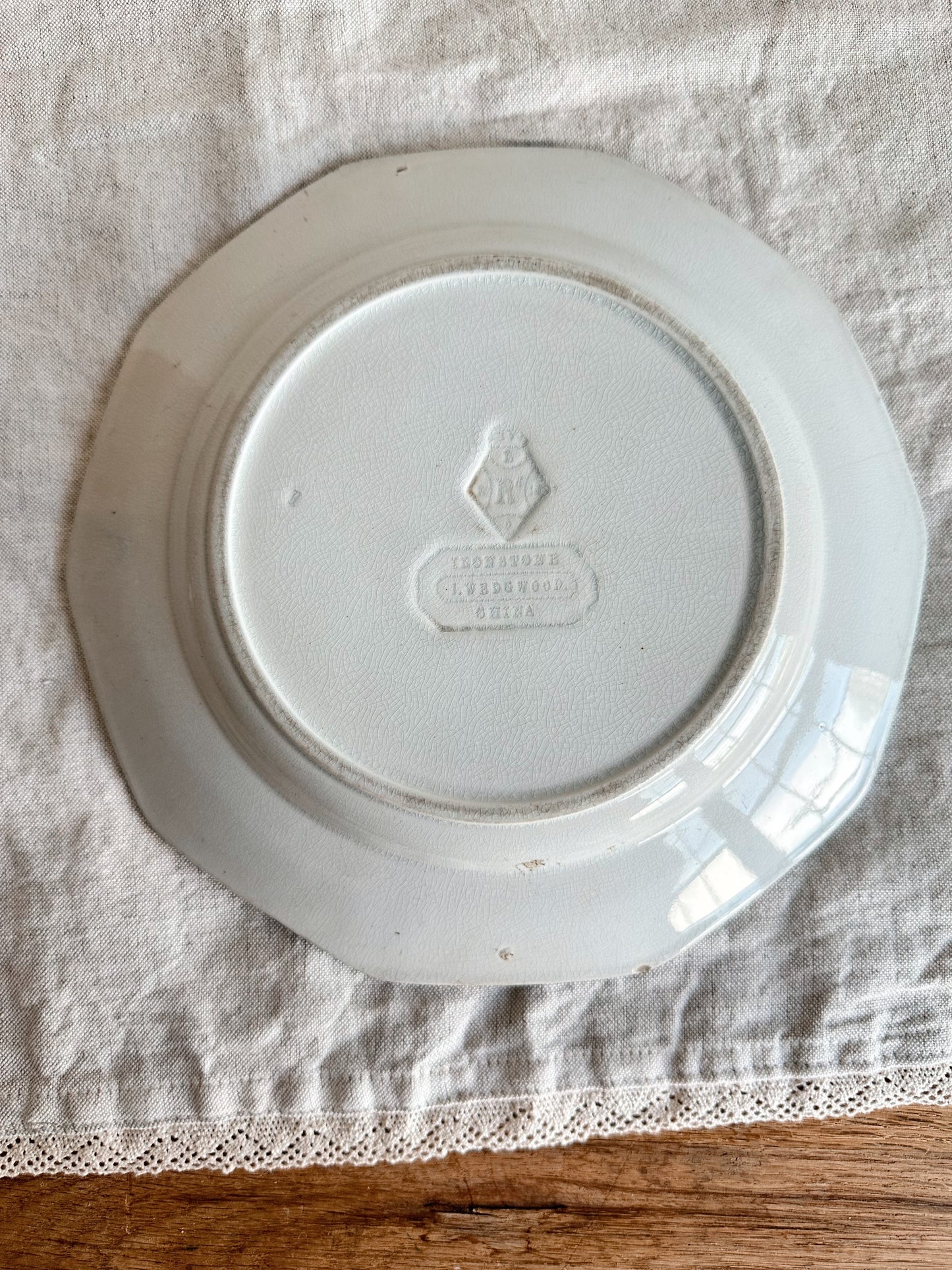 Antique Wedgwood Ironstone Dinner Plate
