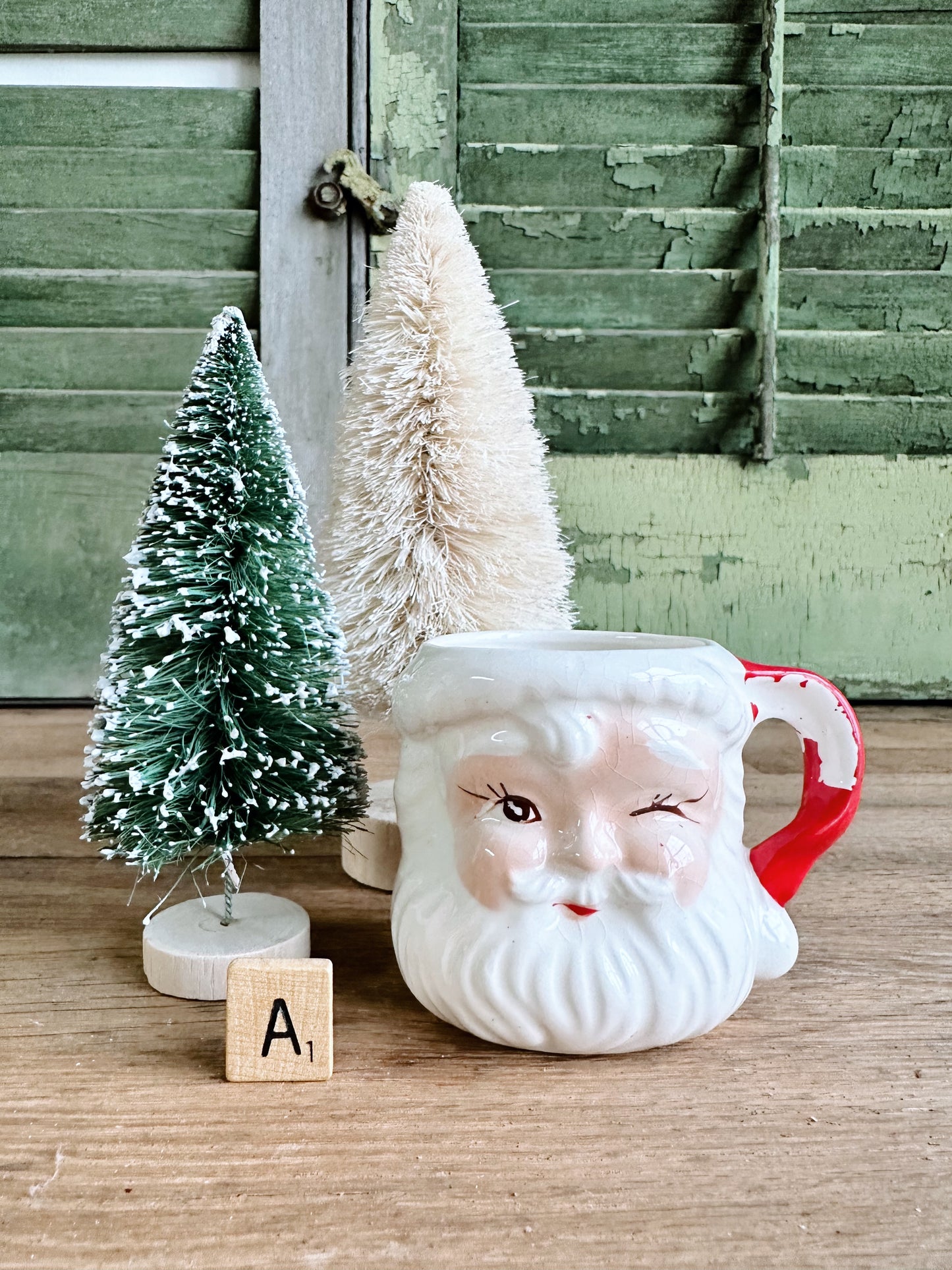 Vintage Santa Mug