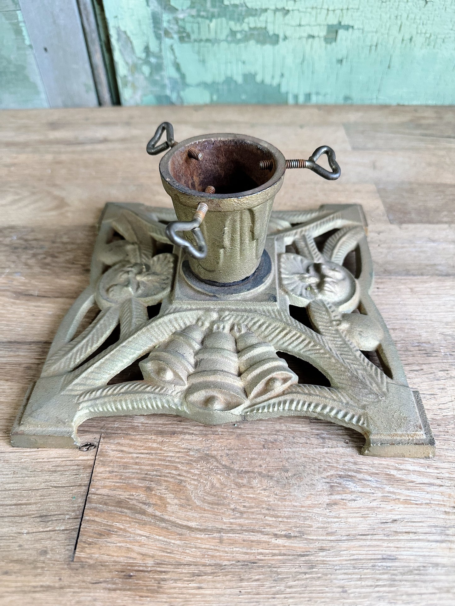 Vintage Iron Christmas Tree Stand