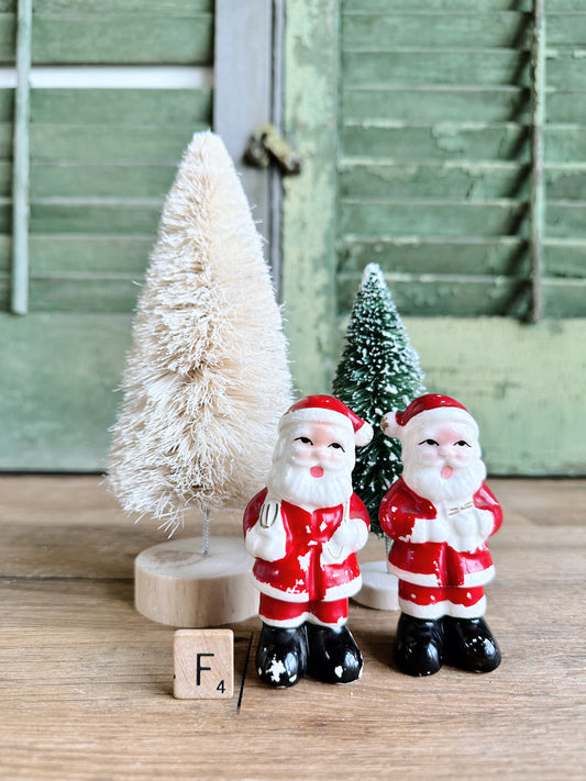 Vintage Santa Salt and Pepper Shakers