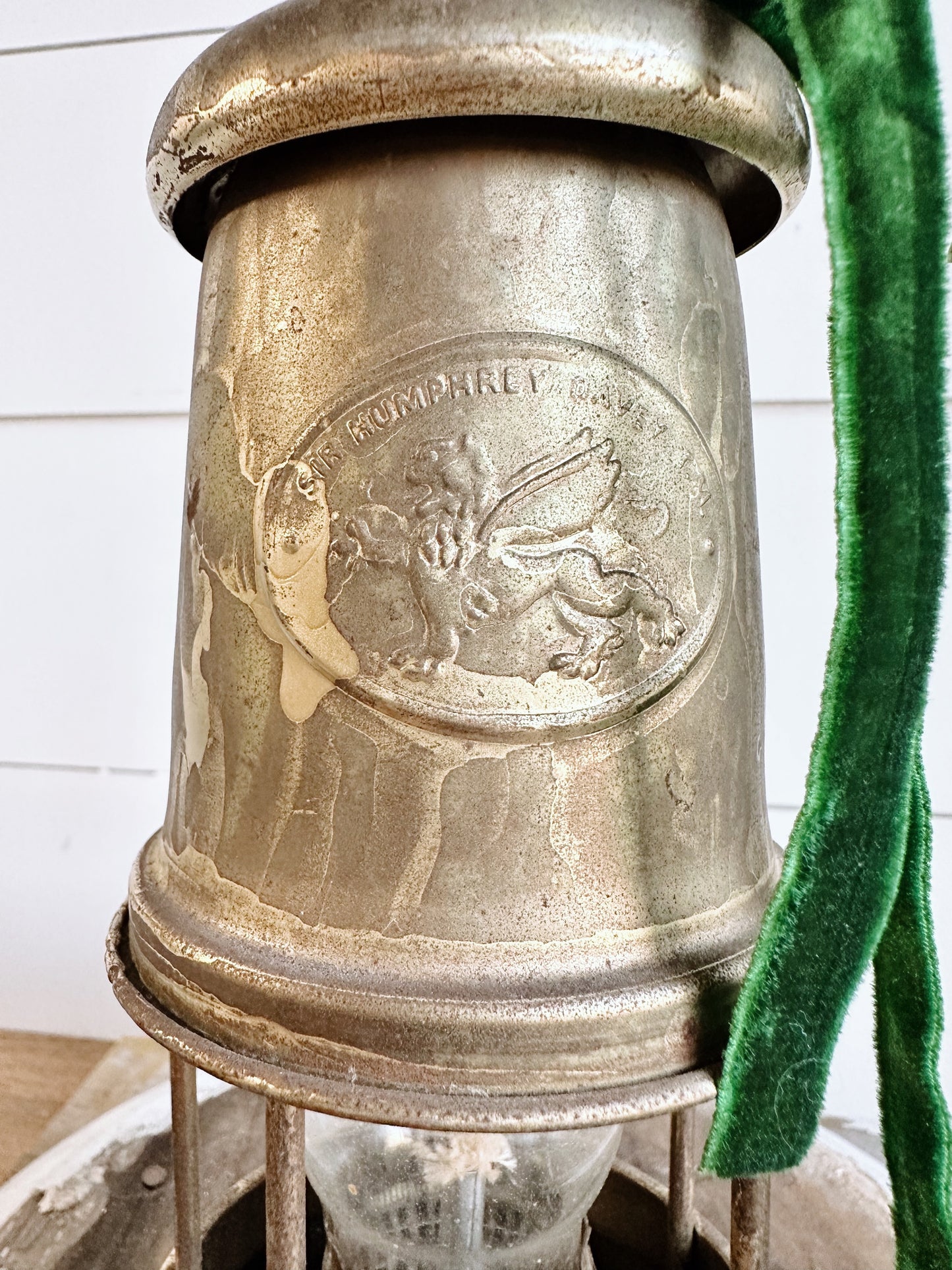 Vintage Sir Humphrey Davey Hurricane Lantern