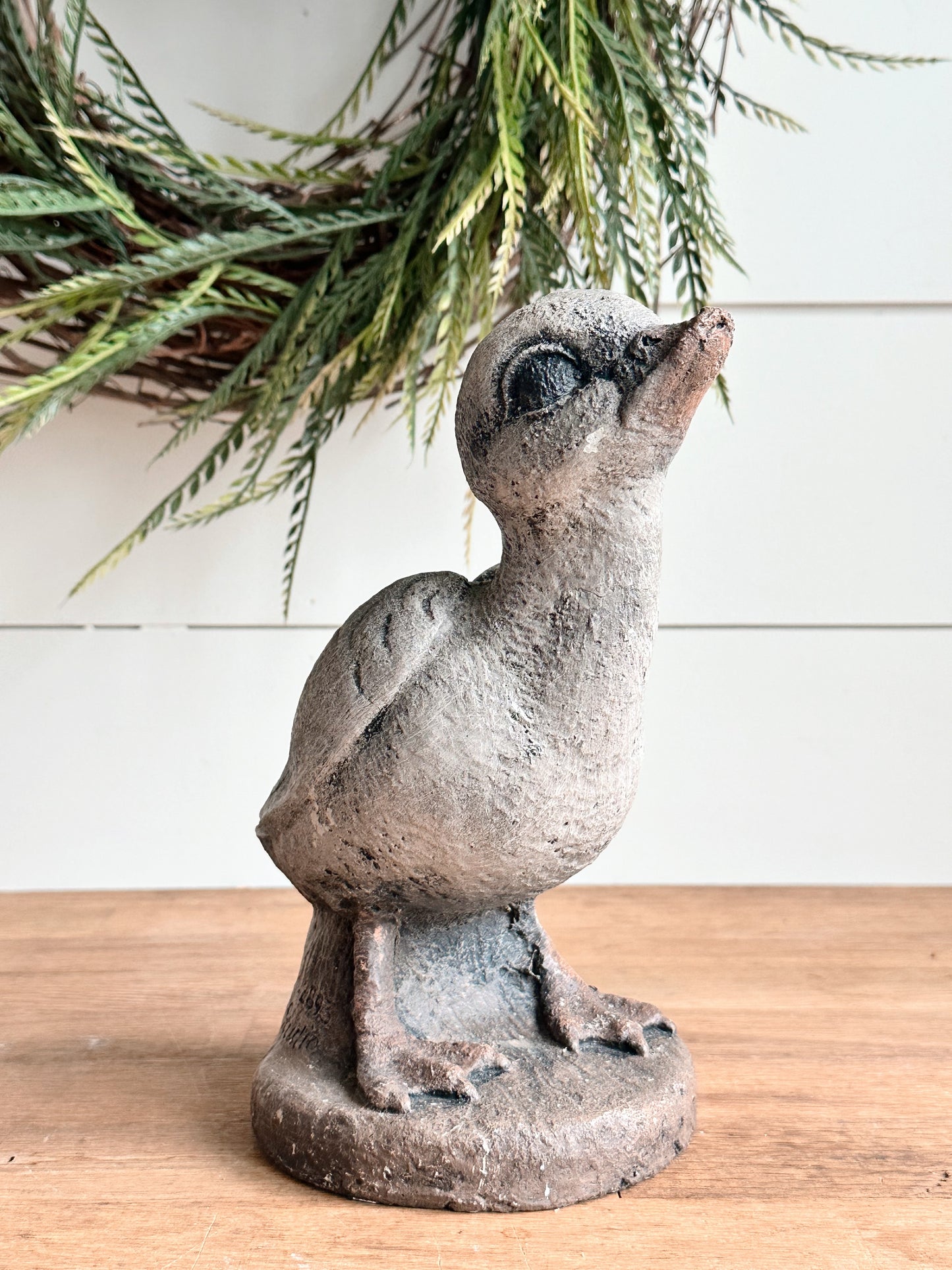 Vintage Concrete Duckling