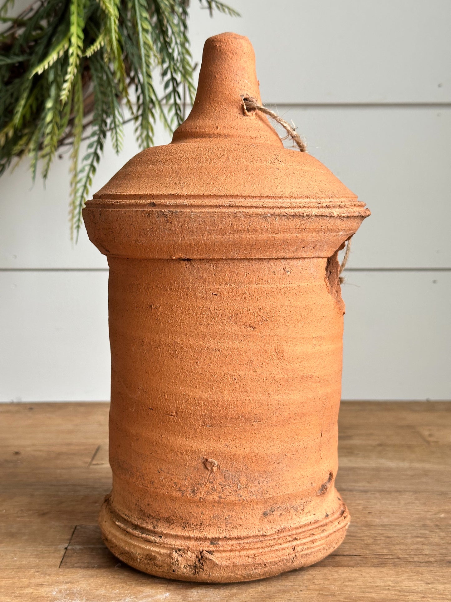 Vintage Terra Cotta Bird House