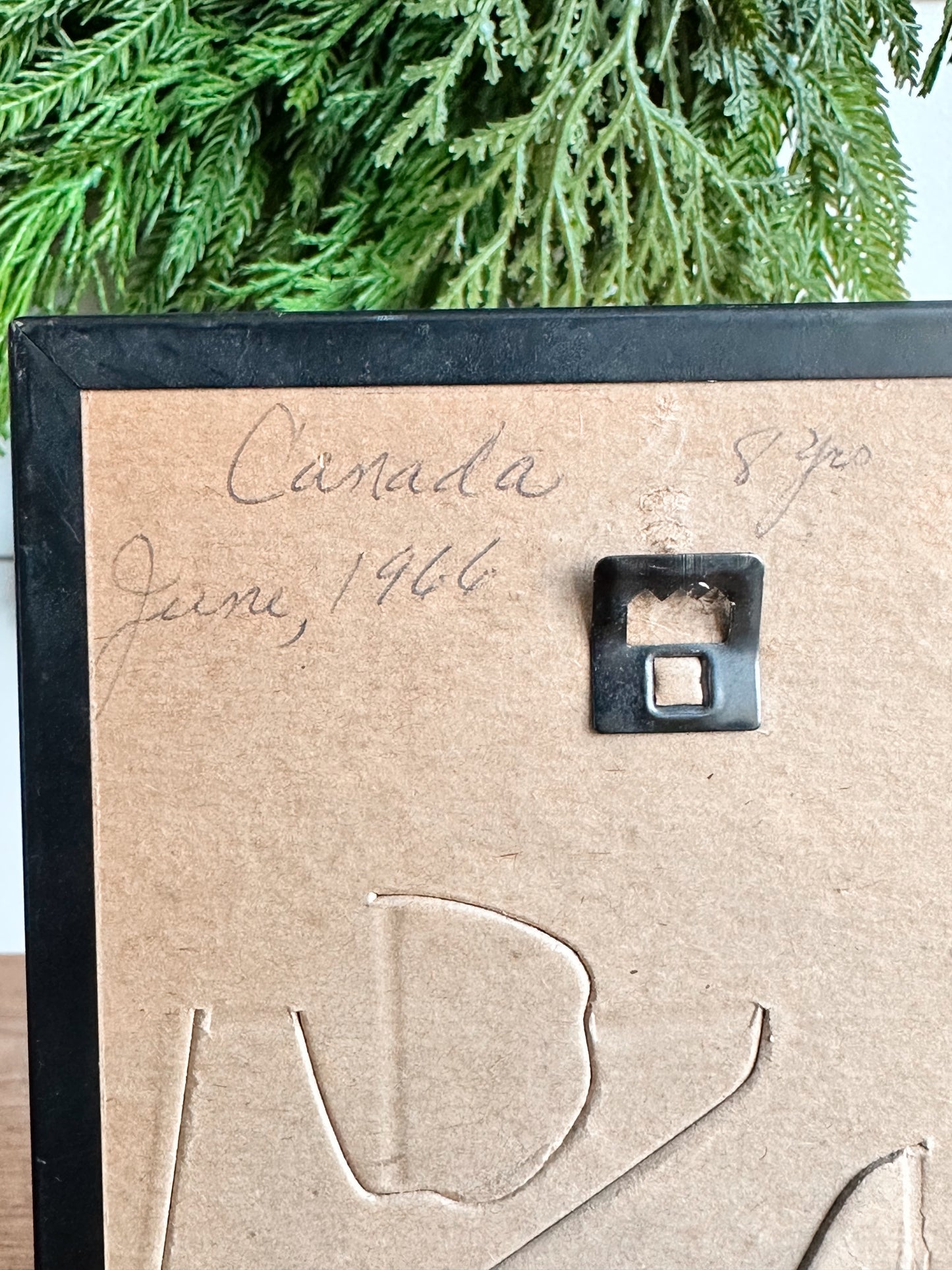 1966 Vintage Hand Cut Silhouette