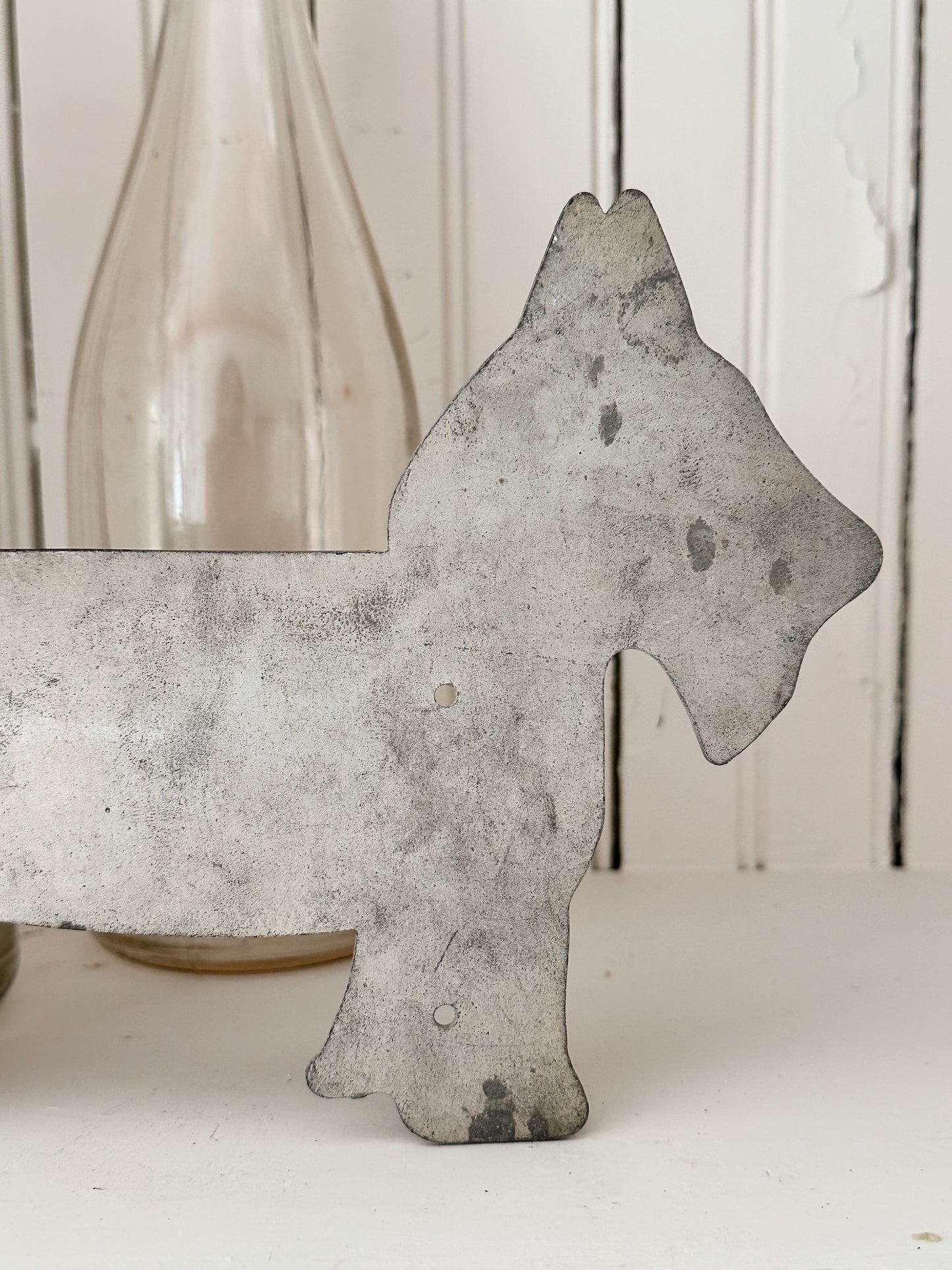 Vintage Metal Scottie Dog Cut Out