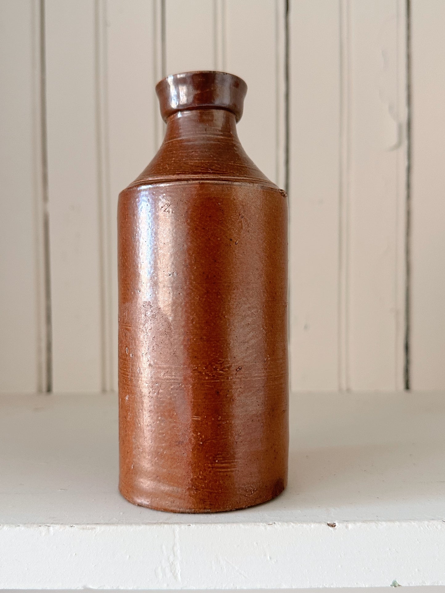 Vintage English Crock Bottle