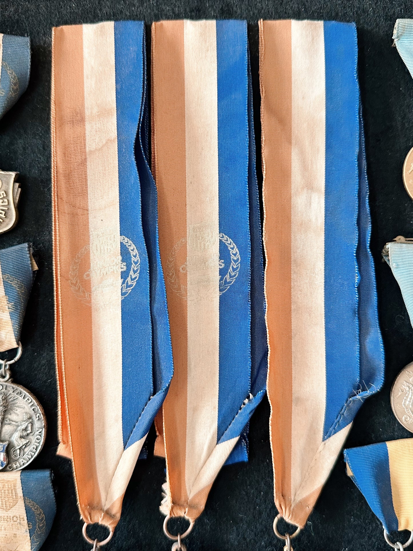 Vintage Framed Junior Olympic Medal Collection