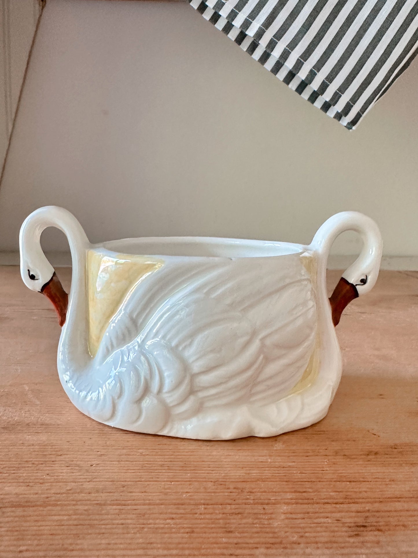 Vintage Swan Cream & Sugar Set