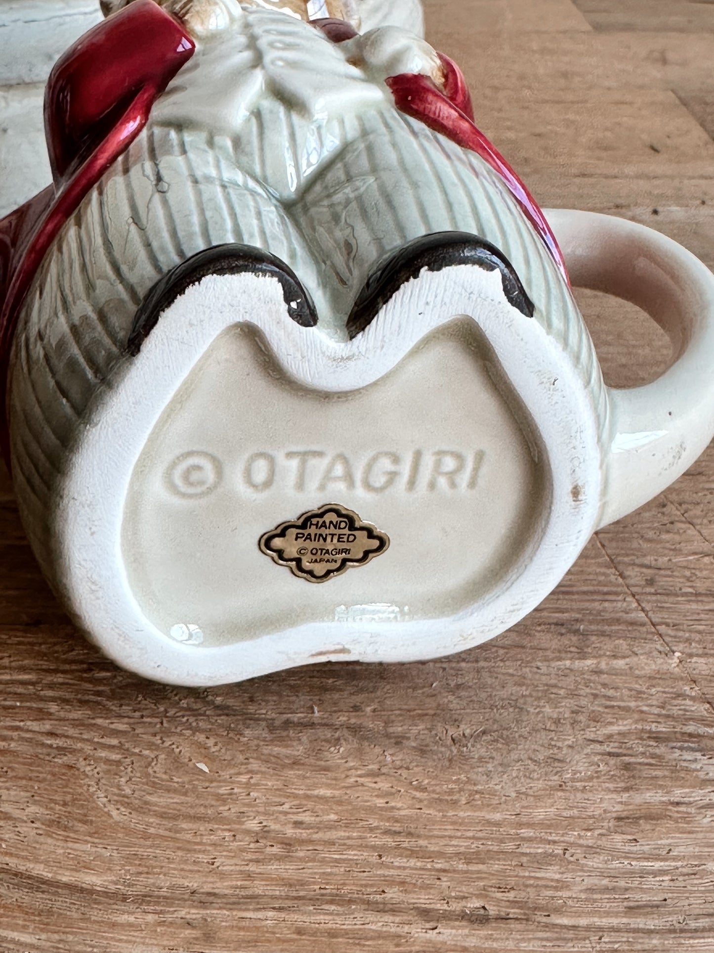 Vintage Hand Painted Otagiri Cat Creamer (Japan)