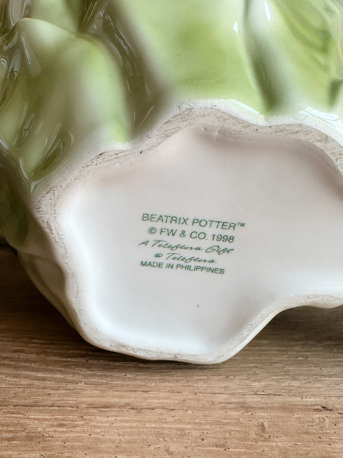 Vintage Beatrix Potter Peter Rabbit Planter