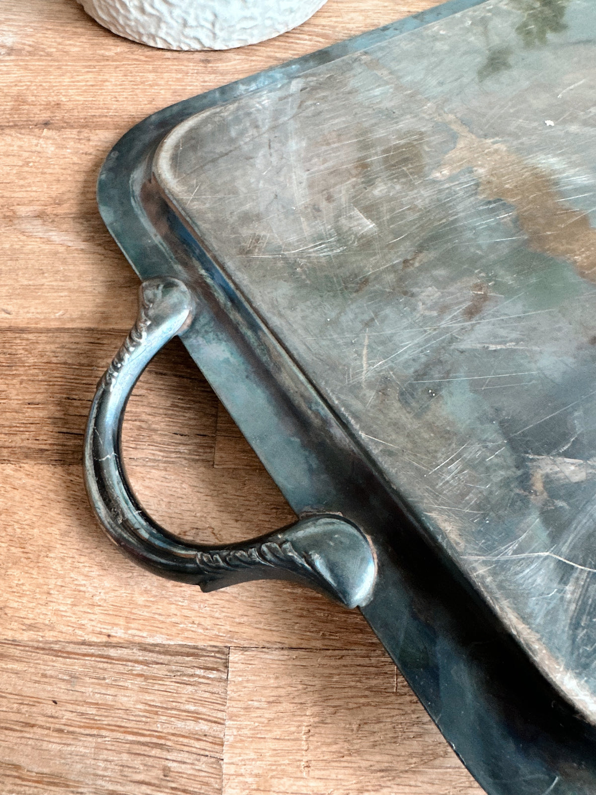 Vintage Soldered SilverUS Navy Serving Tray