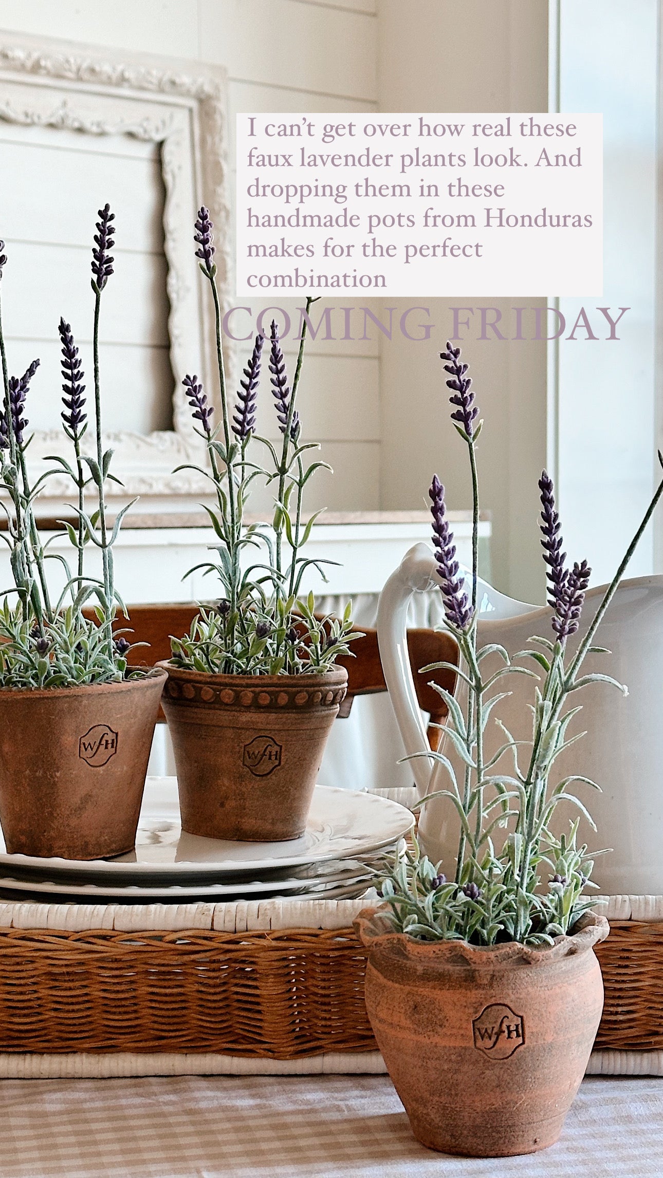 Faux French Lavender Drop-In