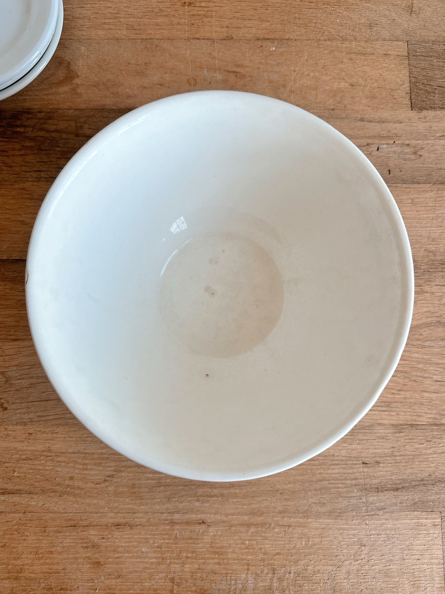 Vintage Yellow Stoneware Bowl