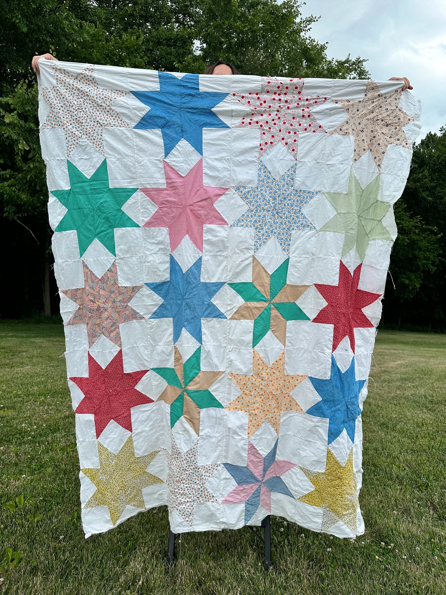 Vintage Star Quilt Top