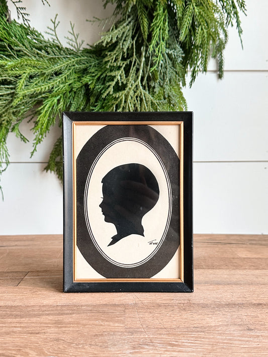 1966 Vintage Hand Cut Silhouette