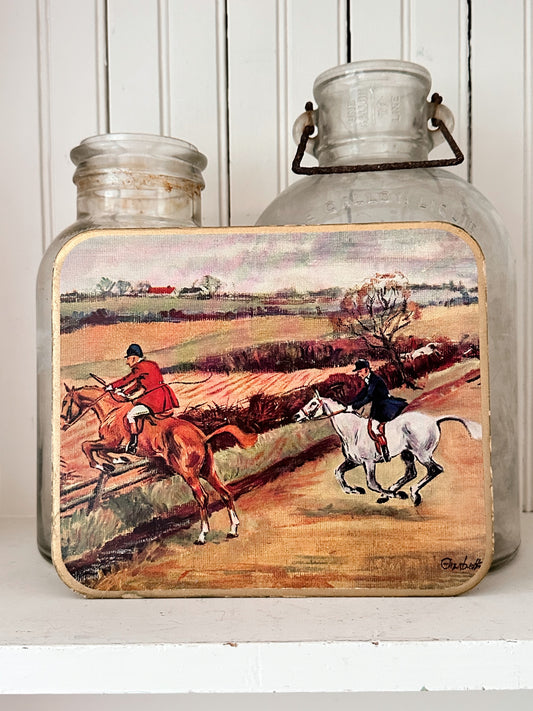 Vintage Equestrian Trivet