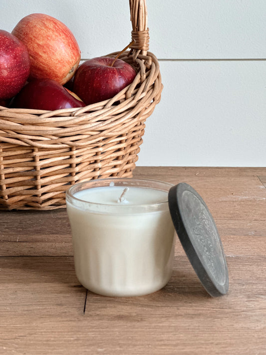 Hand Poured Apple Orchard Candle in a Vintage Ball Jelly Jar