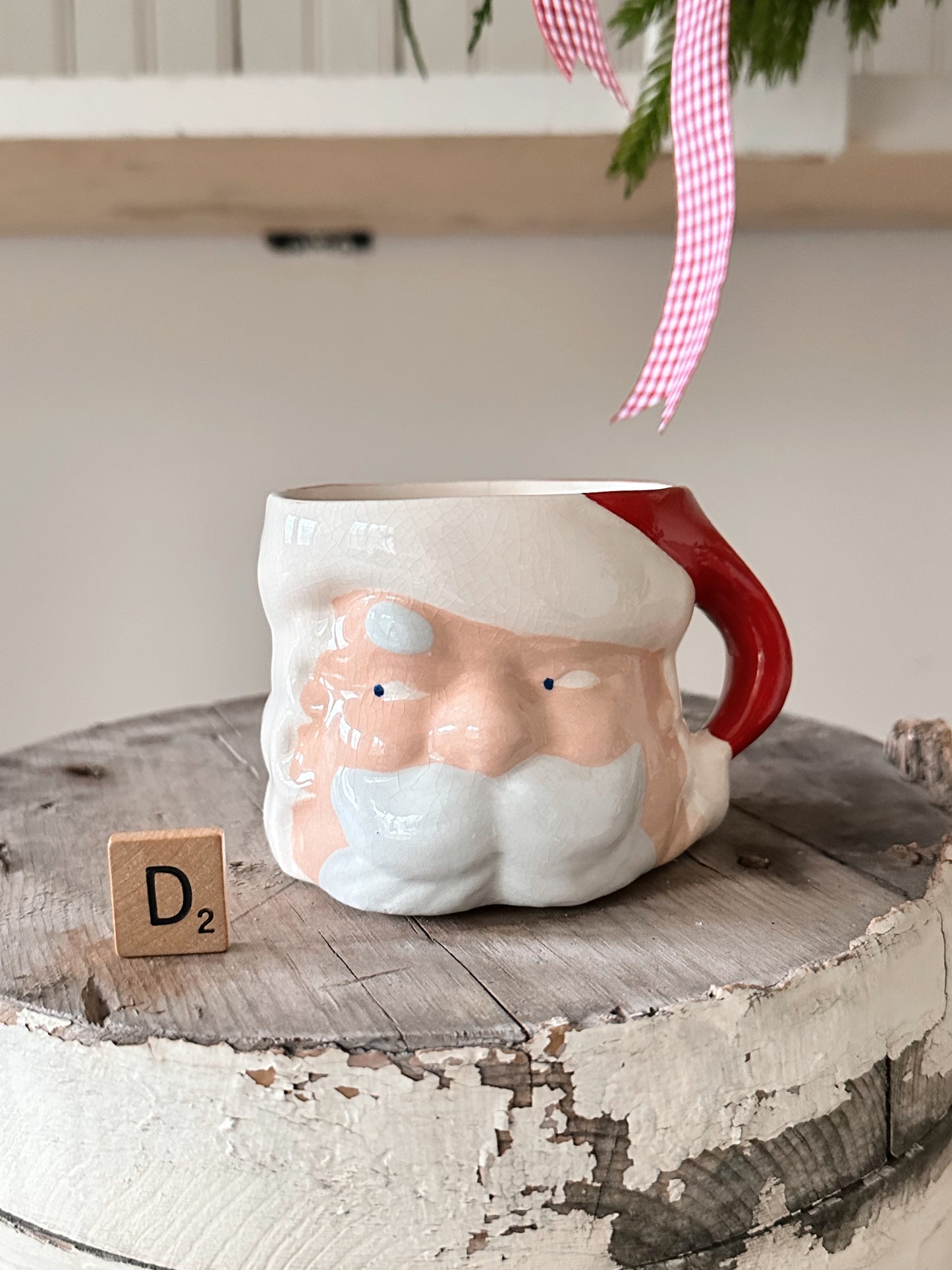 Vintage Santa Mug