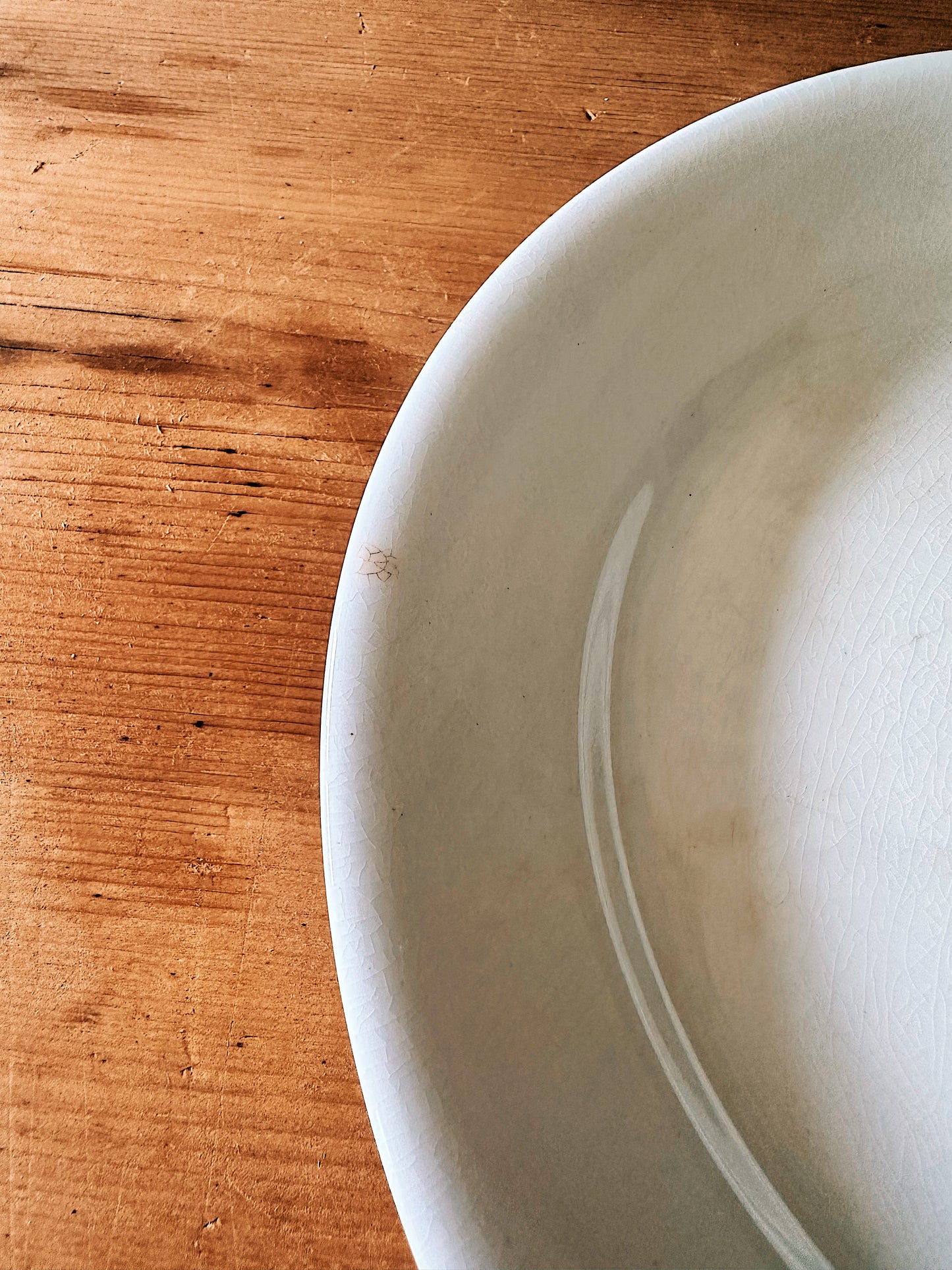 Stack of Four Antique Ironstone Plates