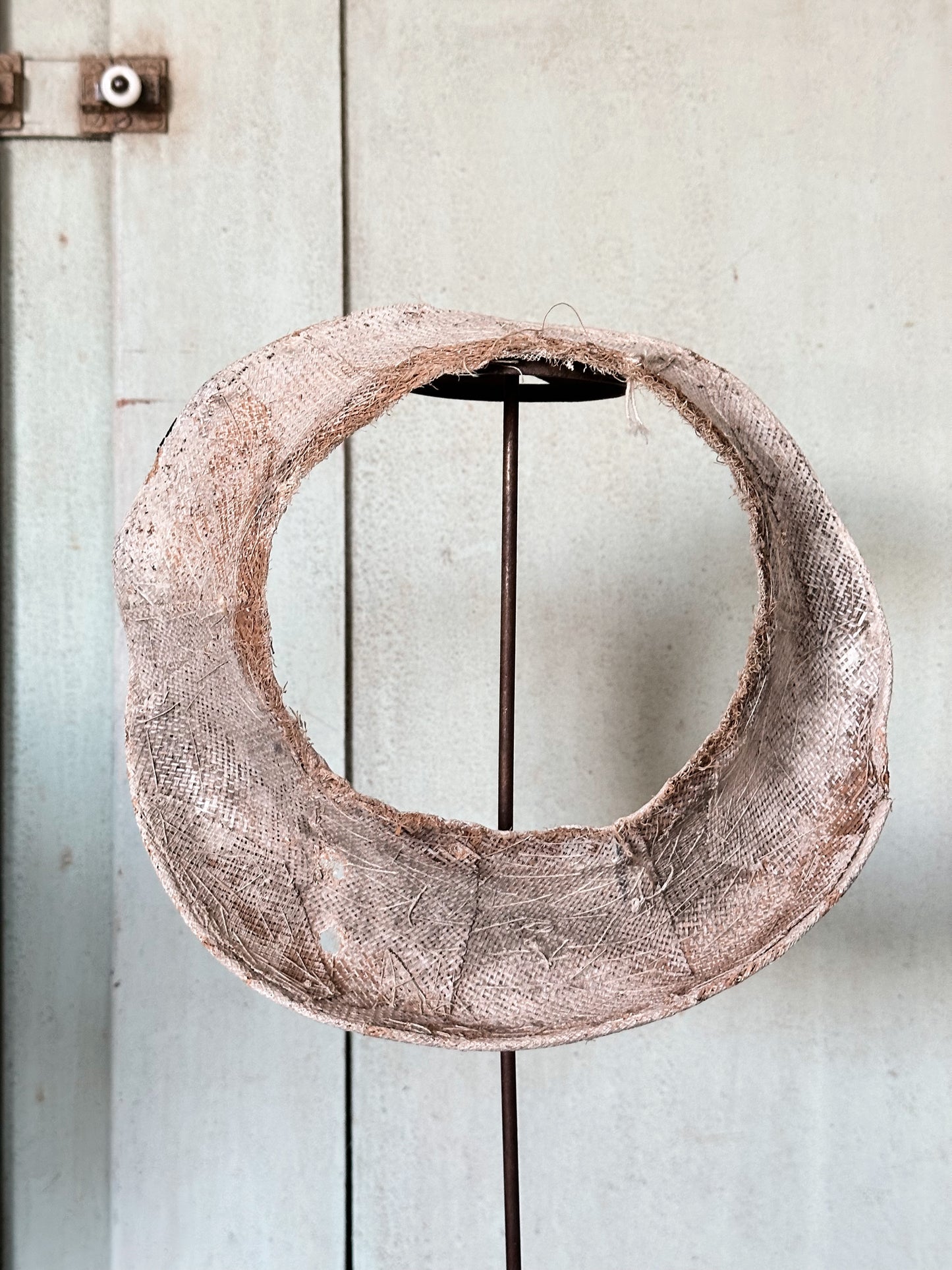 Vintage Hessian Hat Mold (Brim)