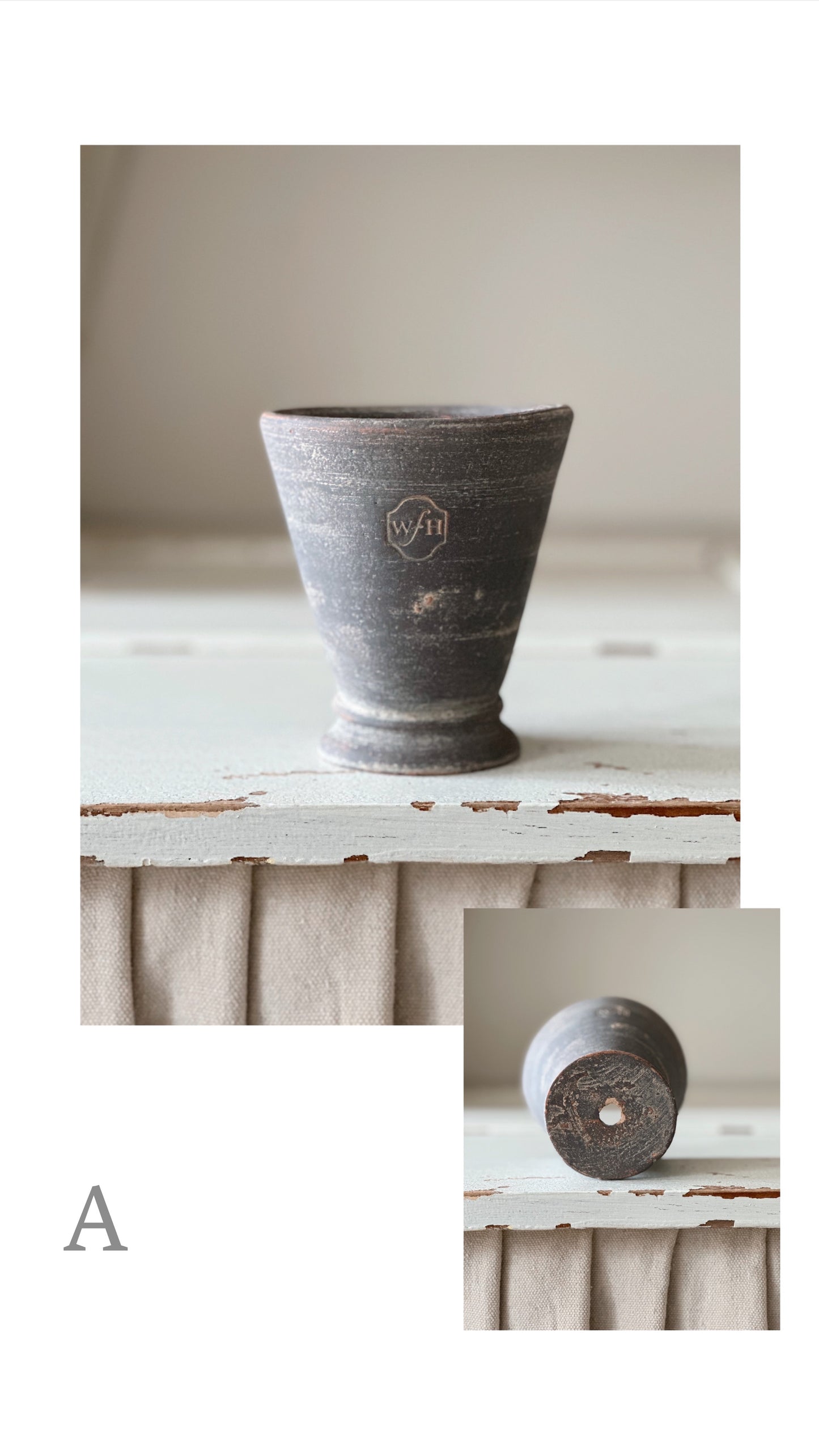 Handmade Wakefield Midi Pots in Gray