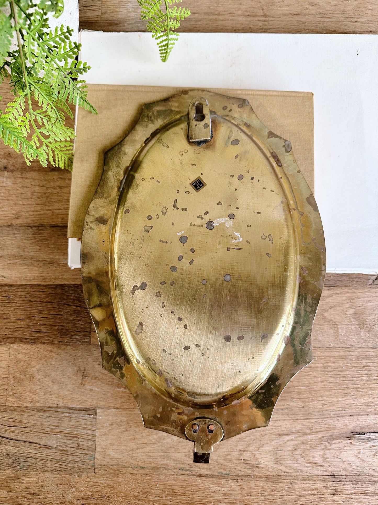 Lovely Vintage Brass Wall Sconce