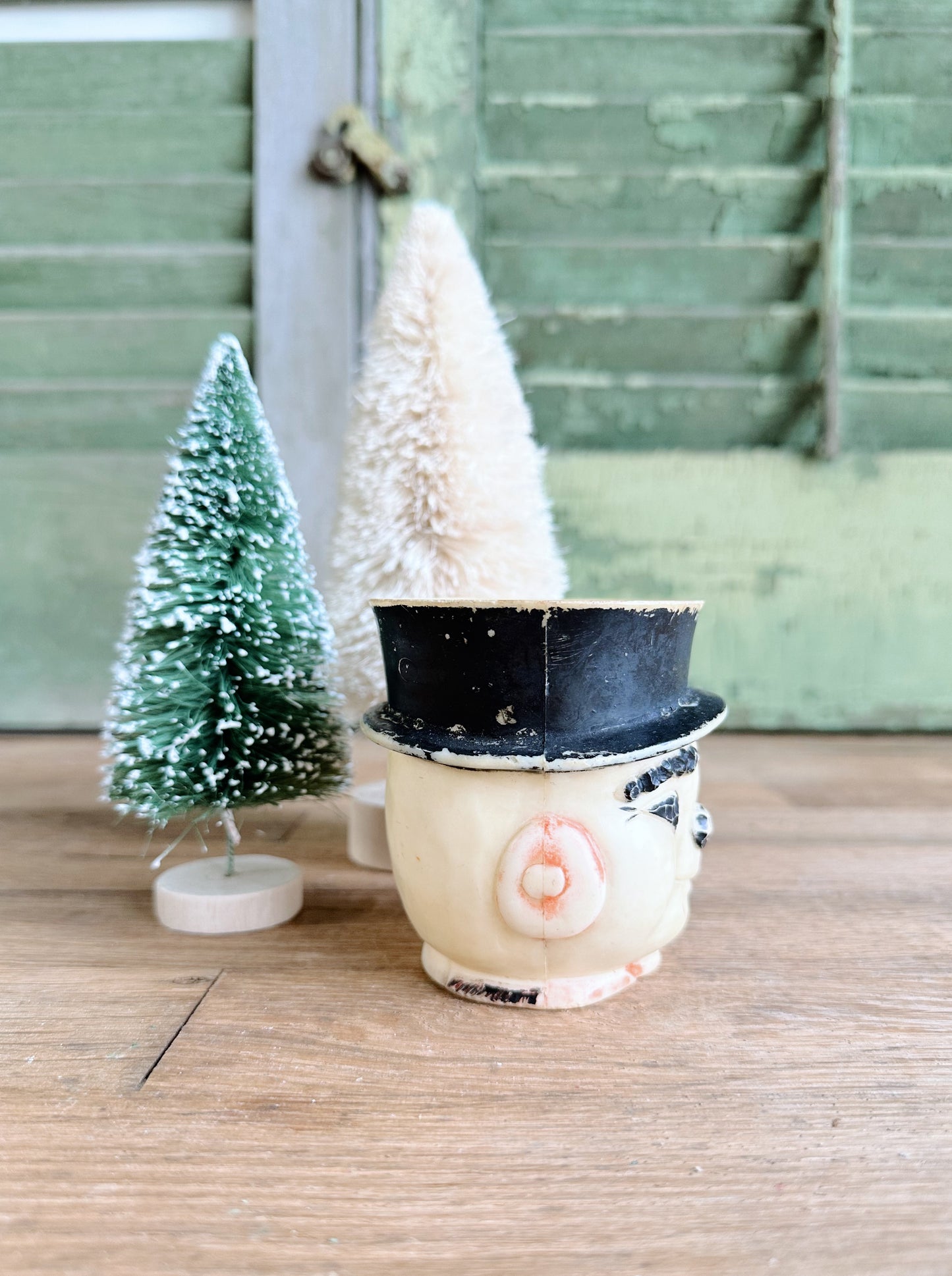 Vintage Snowman Cup