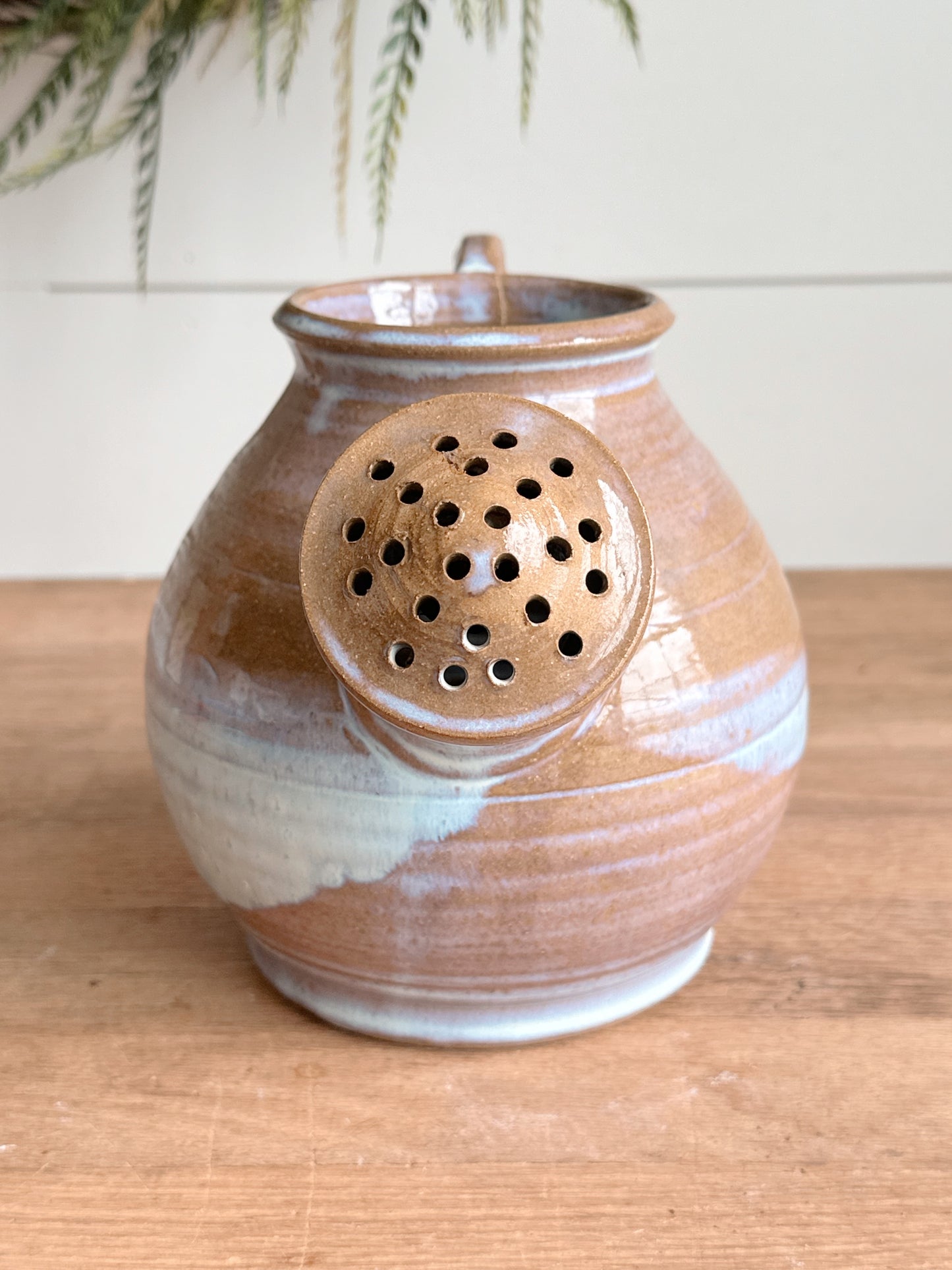 Found Hand Thrown Watering Jug