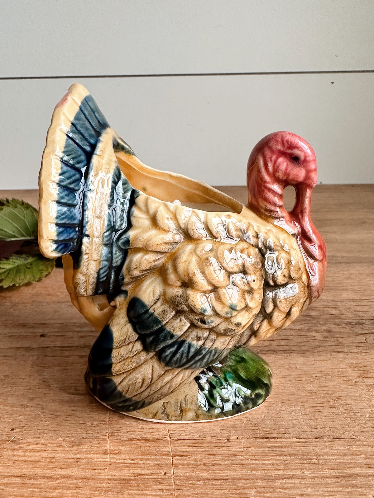 Woodland Berry - Vintage Turkey Planter
