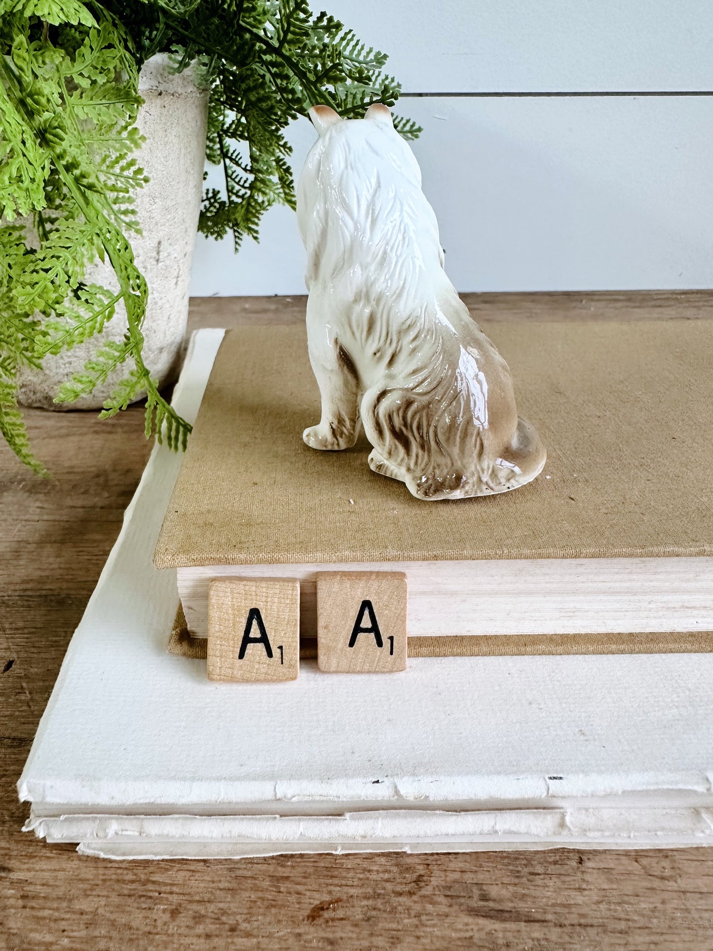 Vintage Collie Figurine