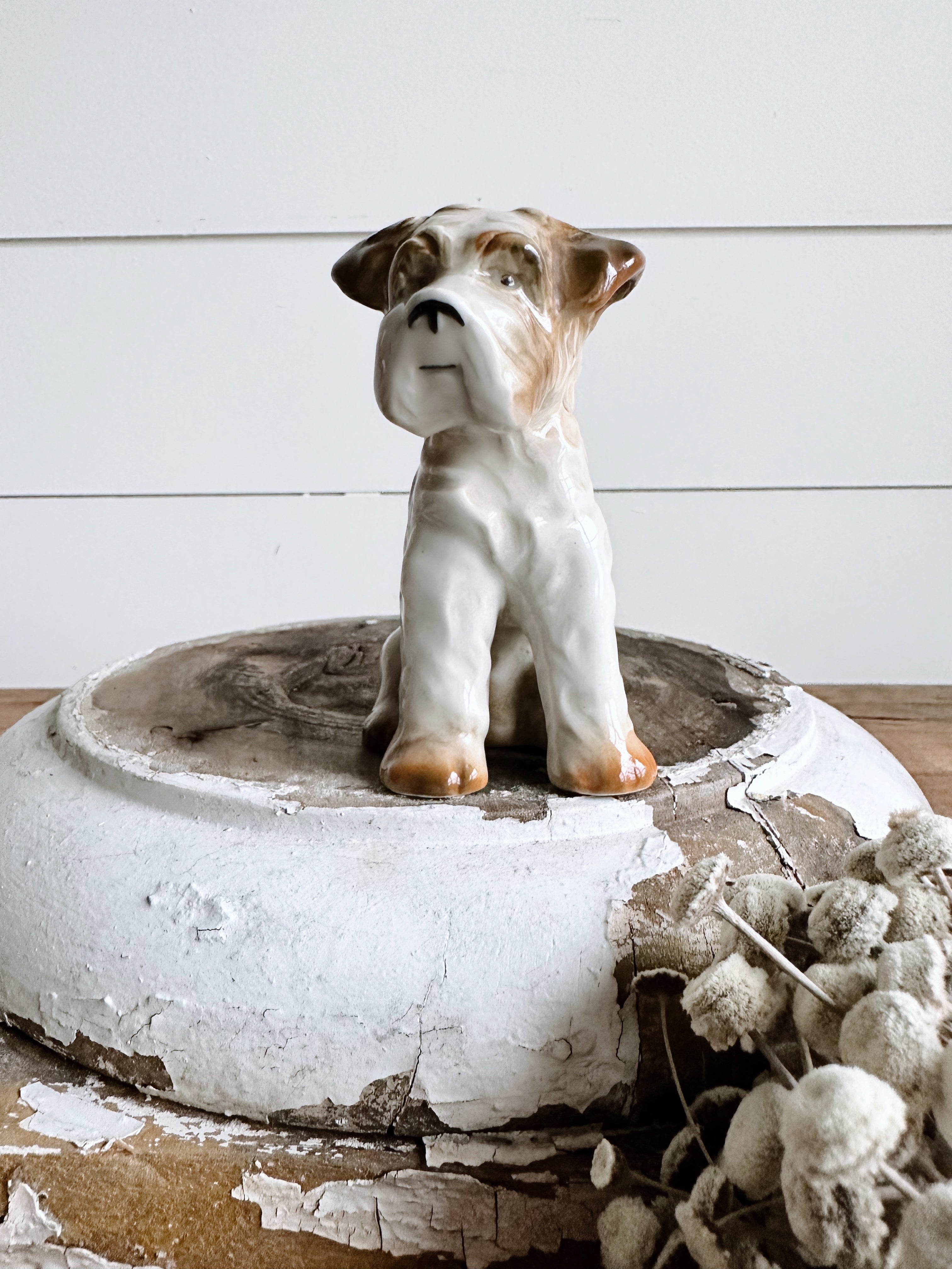 Vintage Jack Russel Terrier Figurine