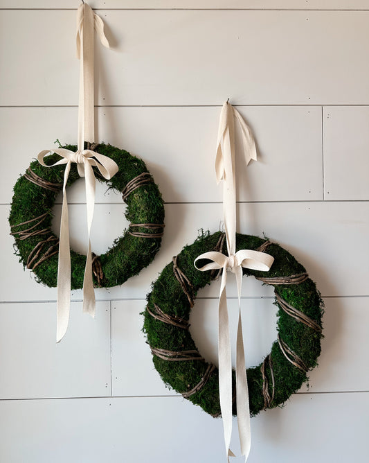 Moss & Grapevine Wreaths