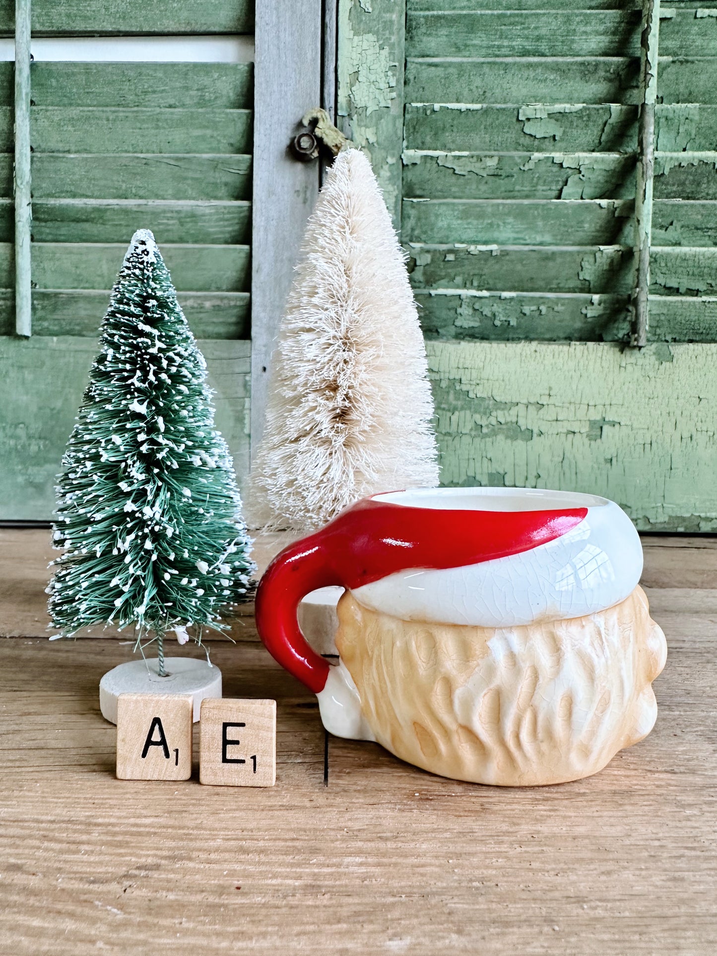 Vintage Santa Mug