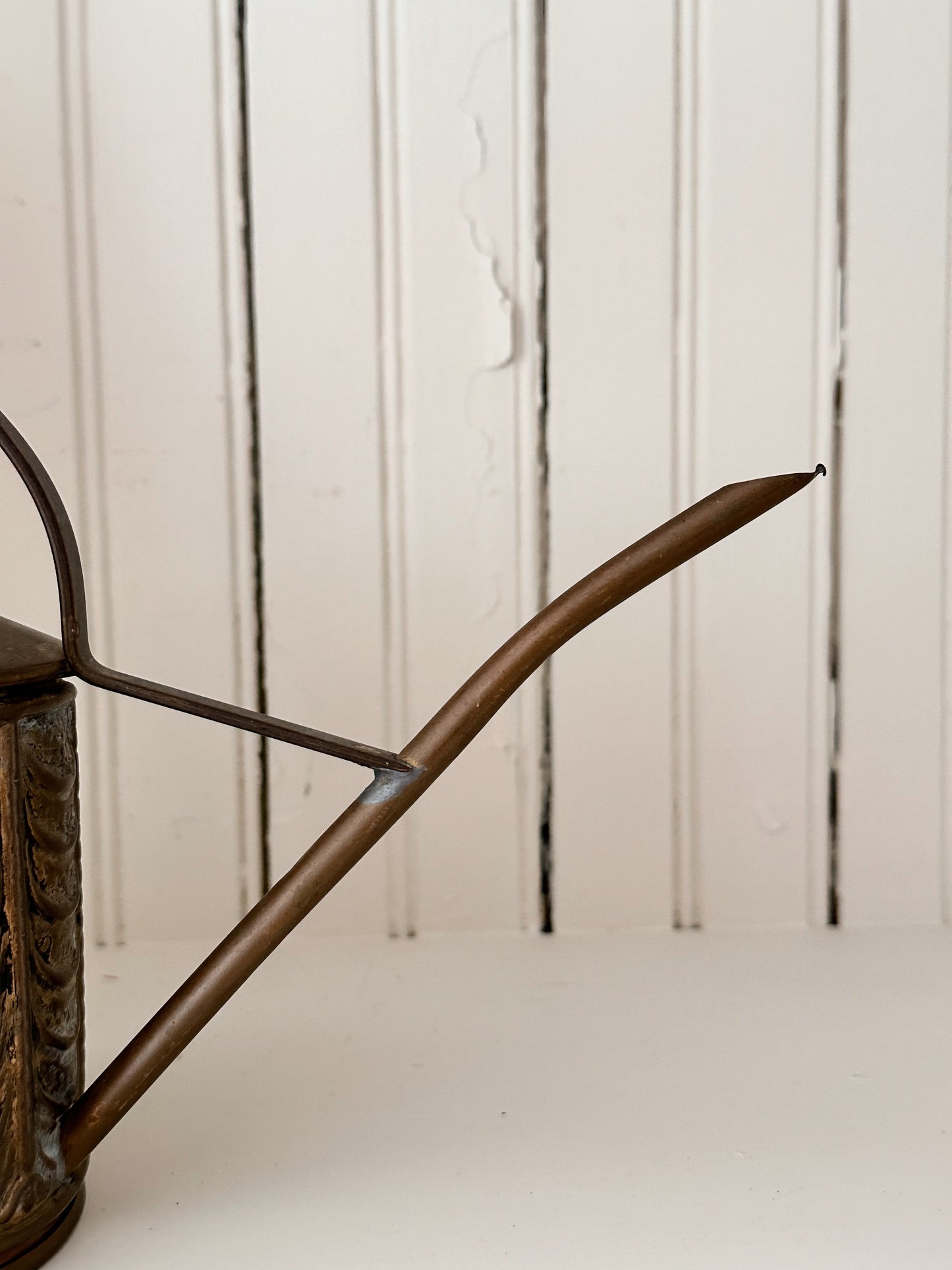 Vintage English Brass Watering Can