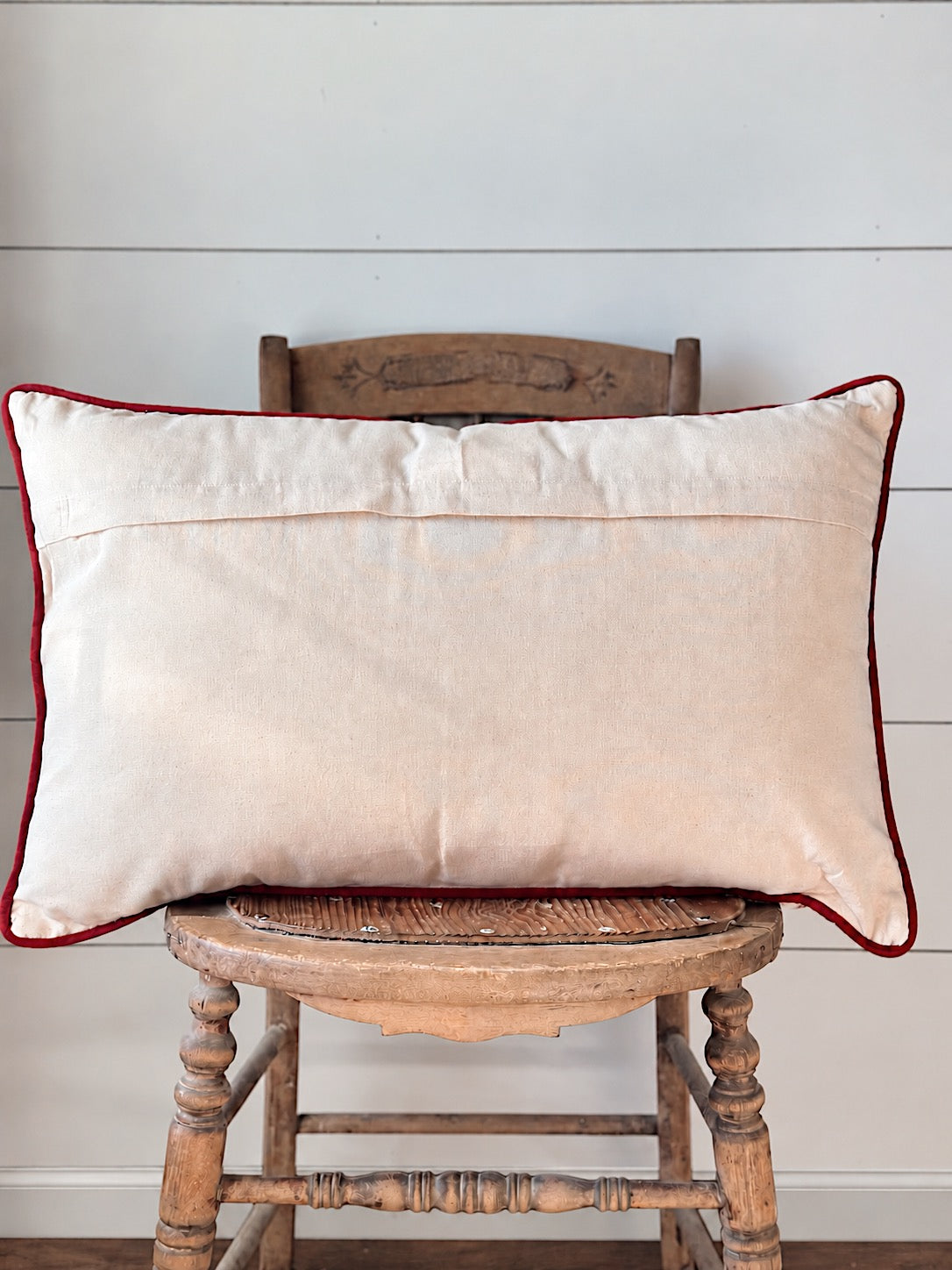 Merry Christmas Toile Pillow